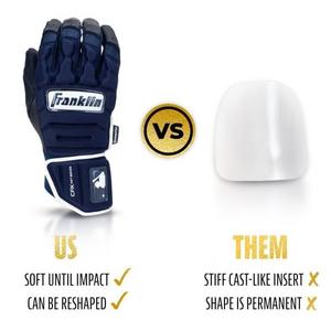 Franklin Sports CFX PRT Protective Batting Gloves - Navy