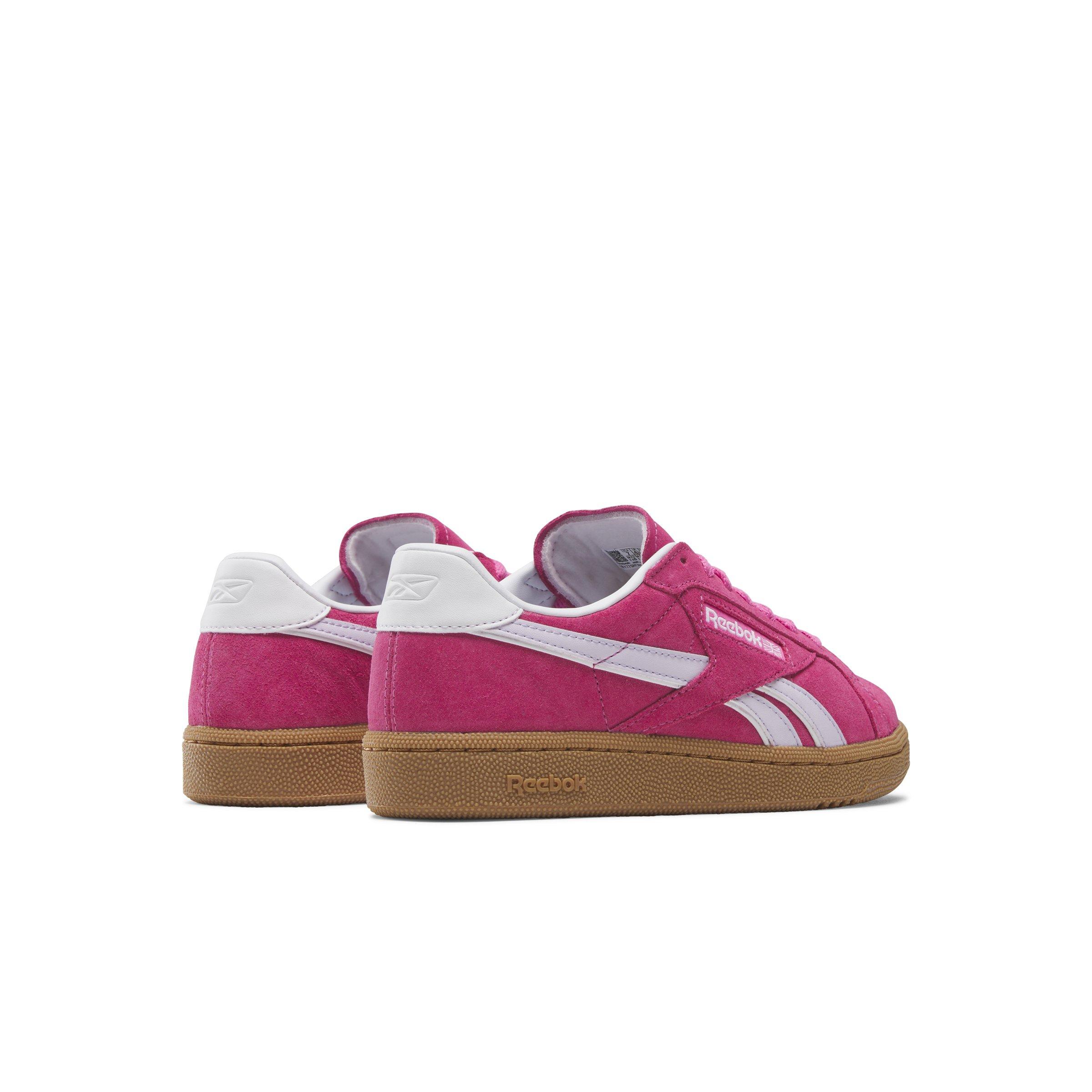 Reebok Club C Grounds UK "Pink/Pink/White" Women's Shoe - PINK/PINK/WHITE Thumbnail View 3