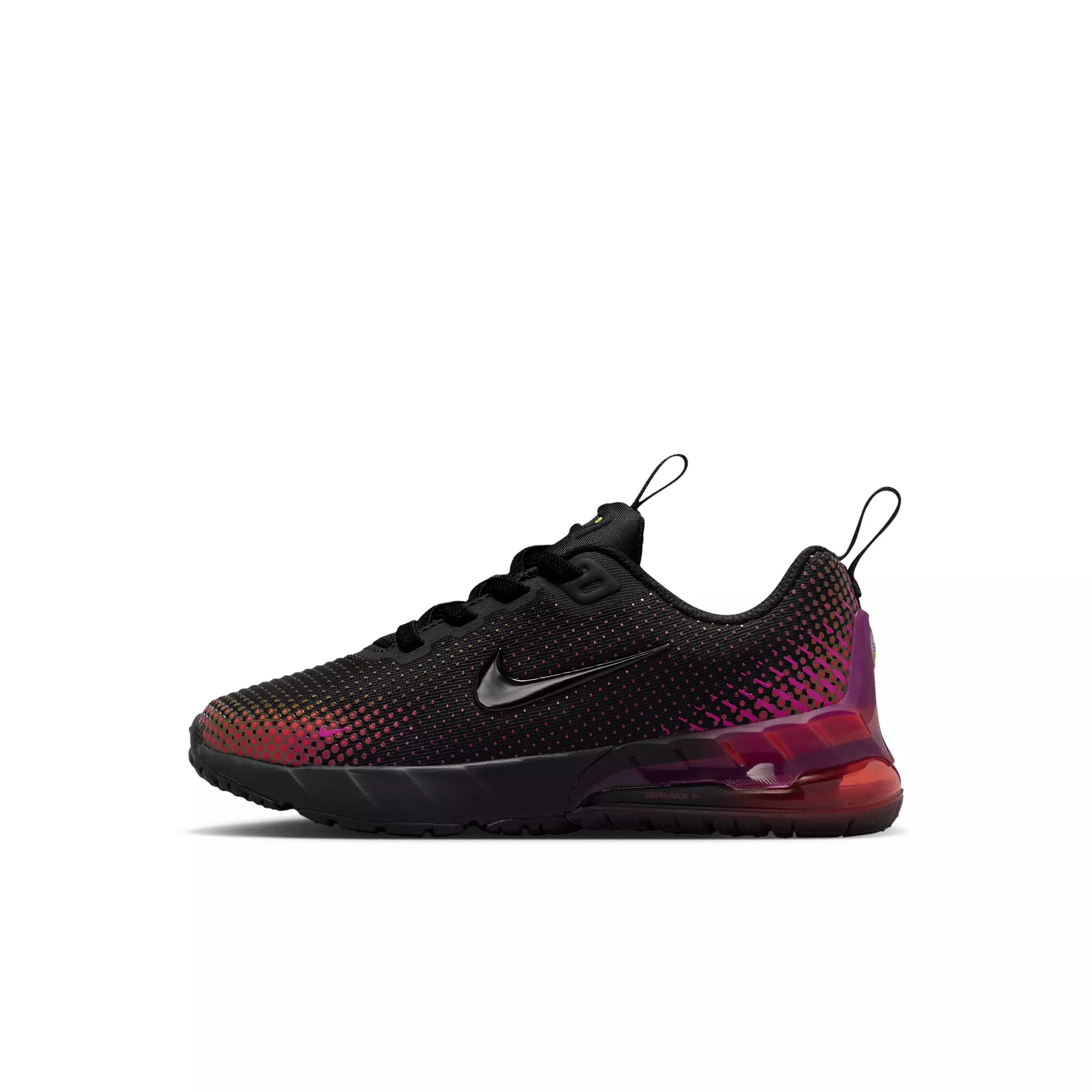 Nike Air Max Phoenix "Black/Vivid Purple/Challenge Red/Black" Preschool Boys' Shoe - BLACK/PURPLE/RED/BLACK