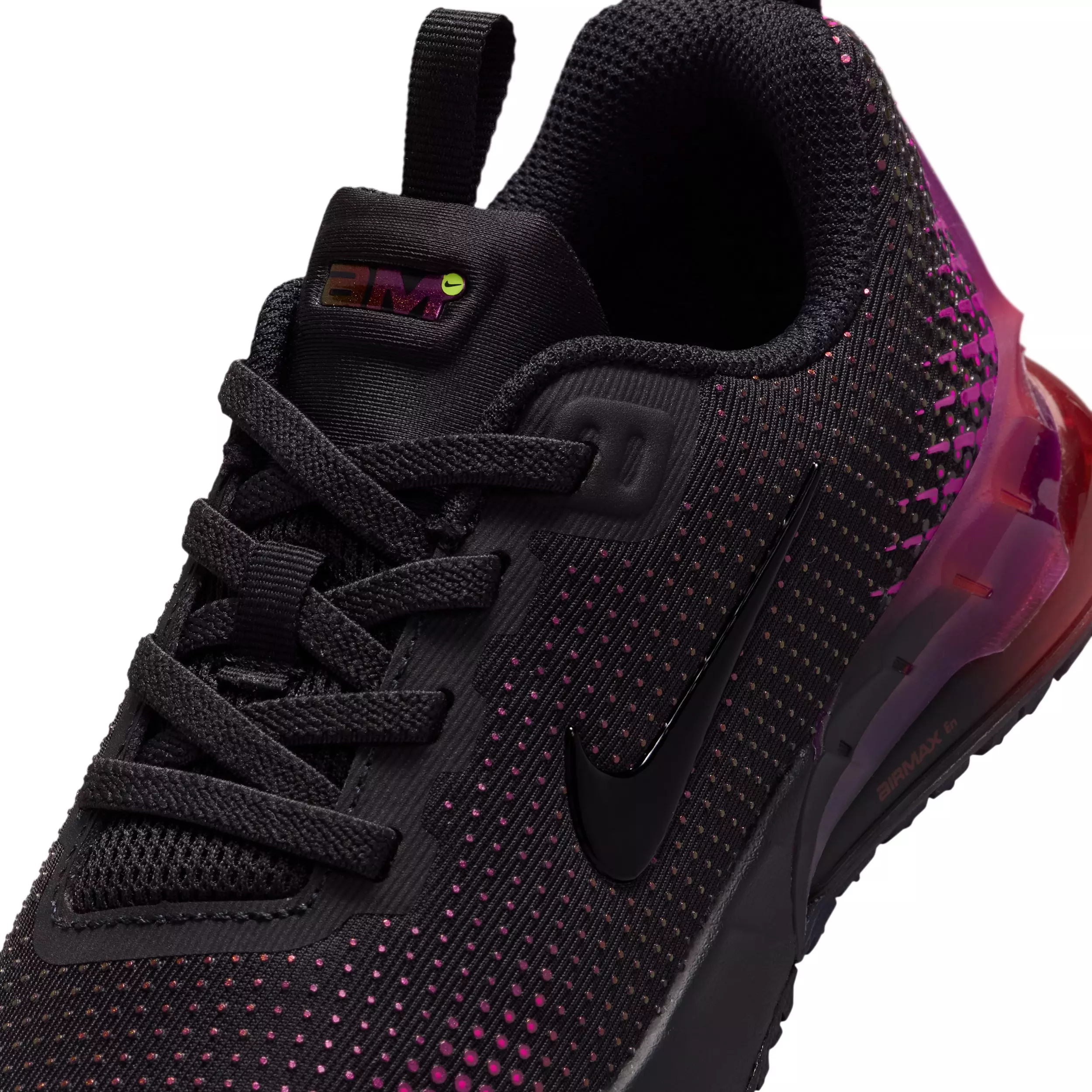 Nike Air Max Phoenix "Black/Vivid Purple/Challenge Red/Black" Preschool Boys' Shoe - BLACK/PURPLE/RED/BLACK