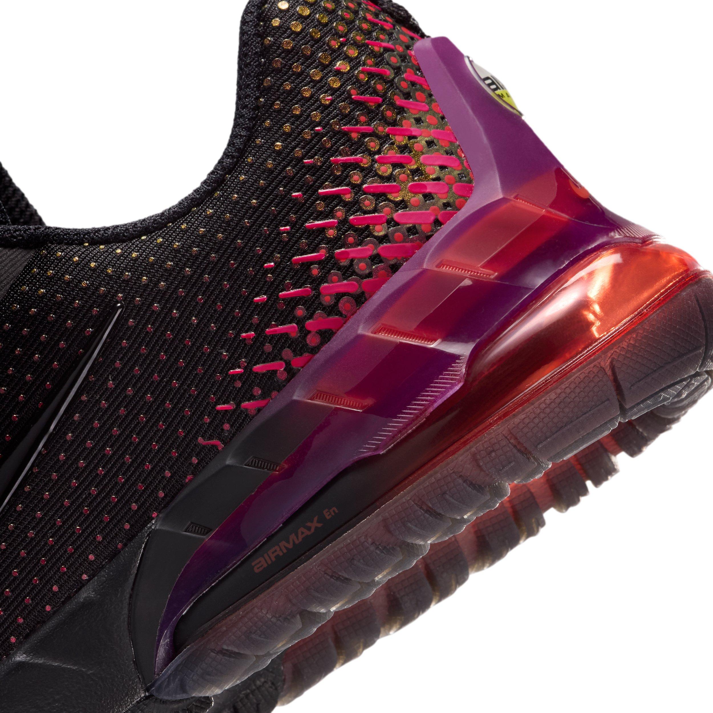 Nike Air Max Phoenix Preschool Boys' "Black/Vivid Purple/Challenge Red/Black" Shoe