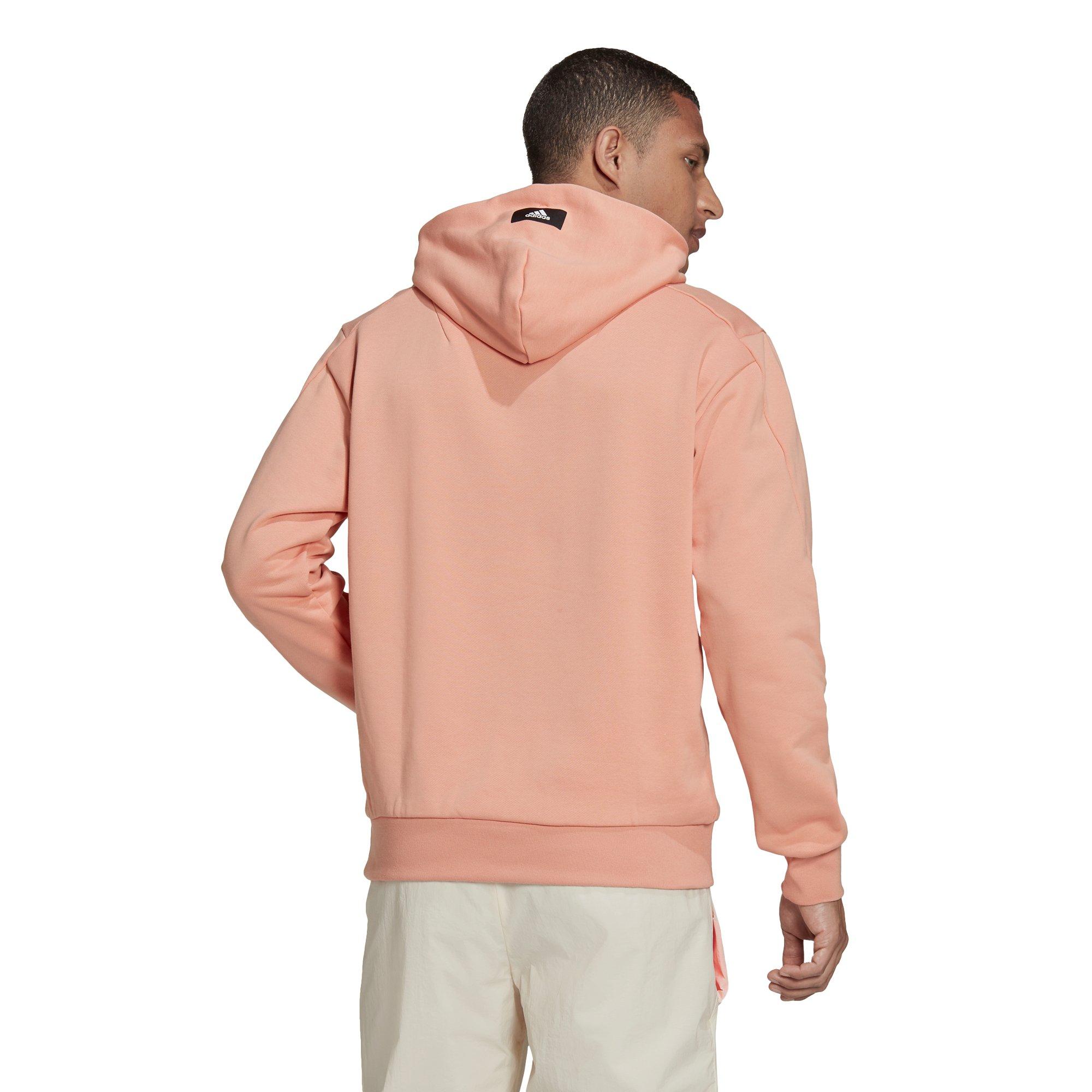 adidas Men\'s Sportswear Future Icons Logo Graphic Pink Hoodie - Hibbett |  City Gear | Sweatshirts