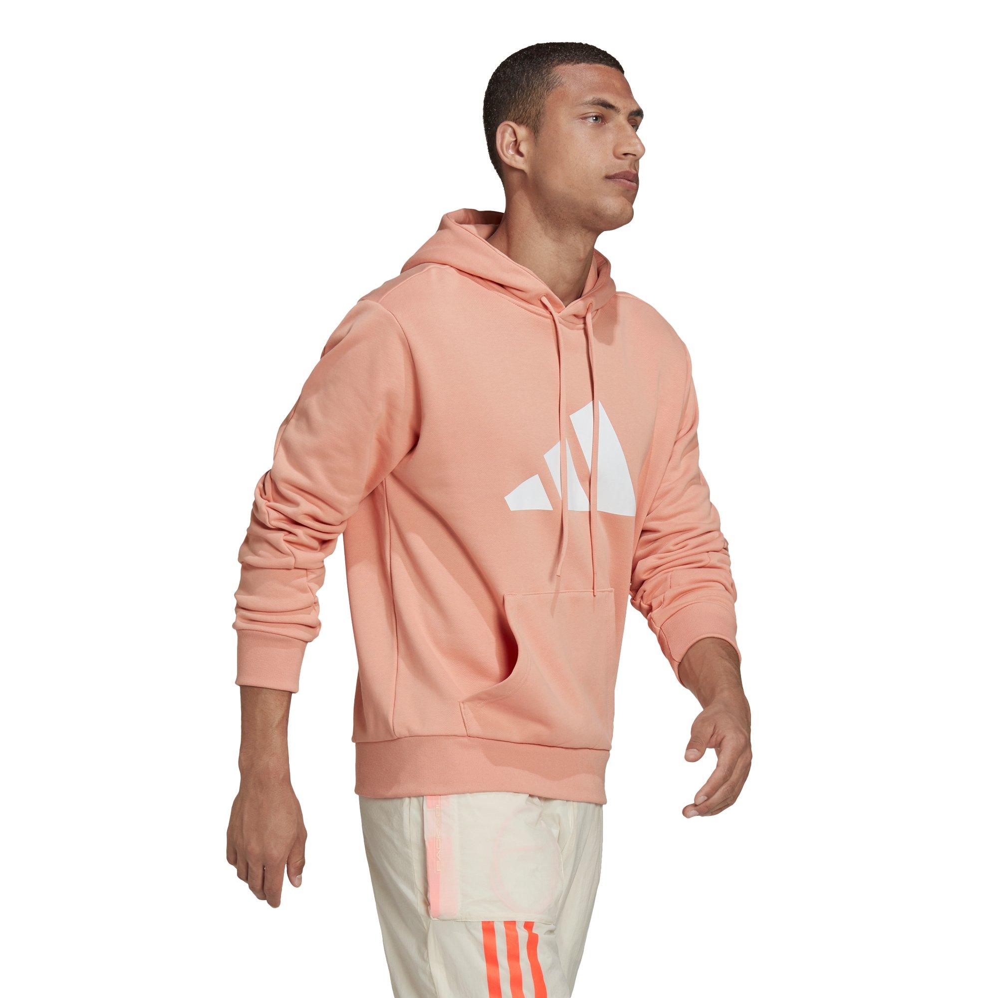 adidas Men\'s Sportswear Future Icons Logo Graphic Pink Hoodie - Hibbett |  City Gear