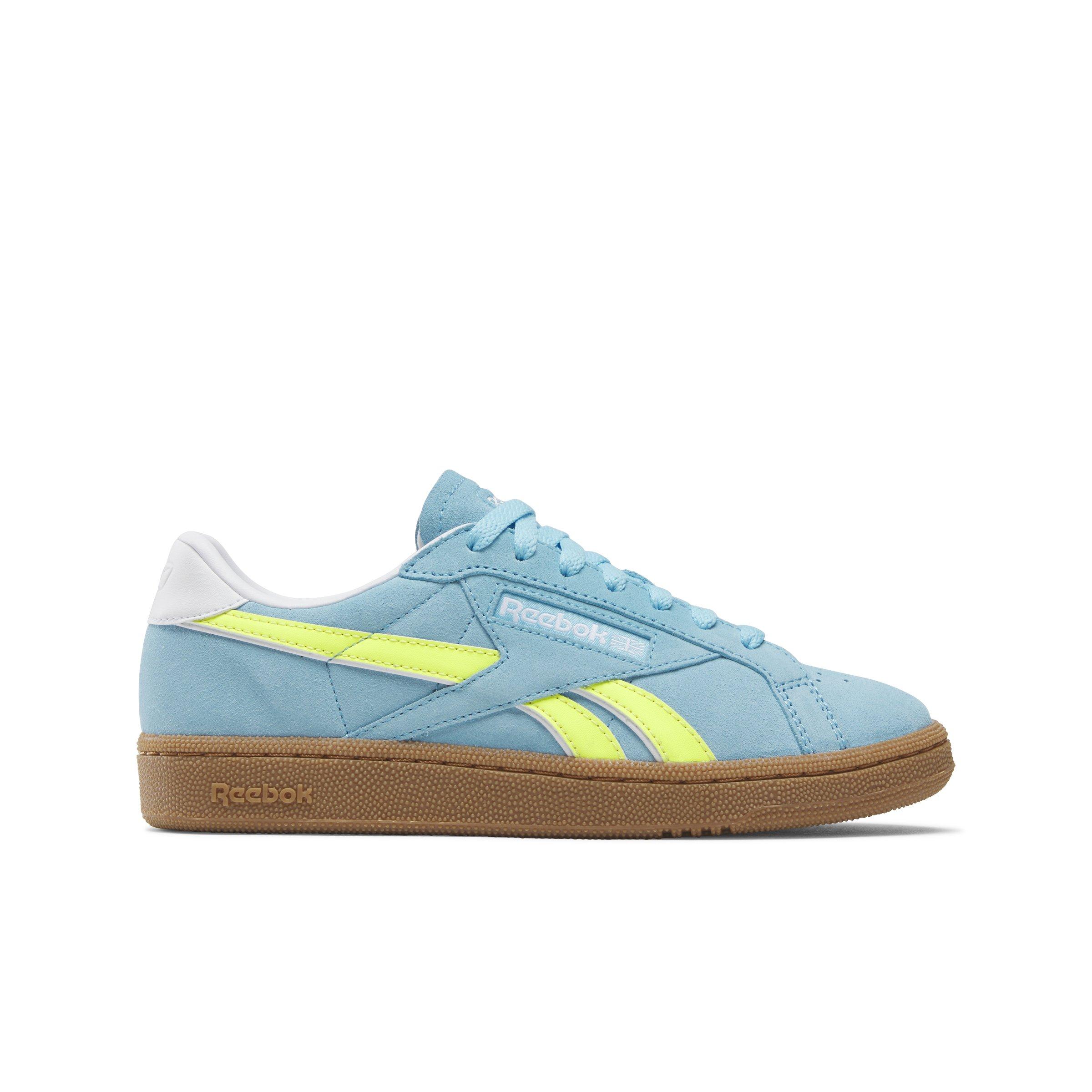 Reebok Club C Grounds UK "Light Blue/Light Yellow/White" Women's Shoe - LT BLUE/LT YELLOW/WHITE Thumbnail View 1