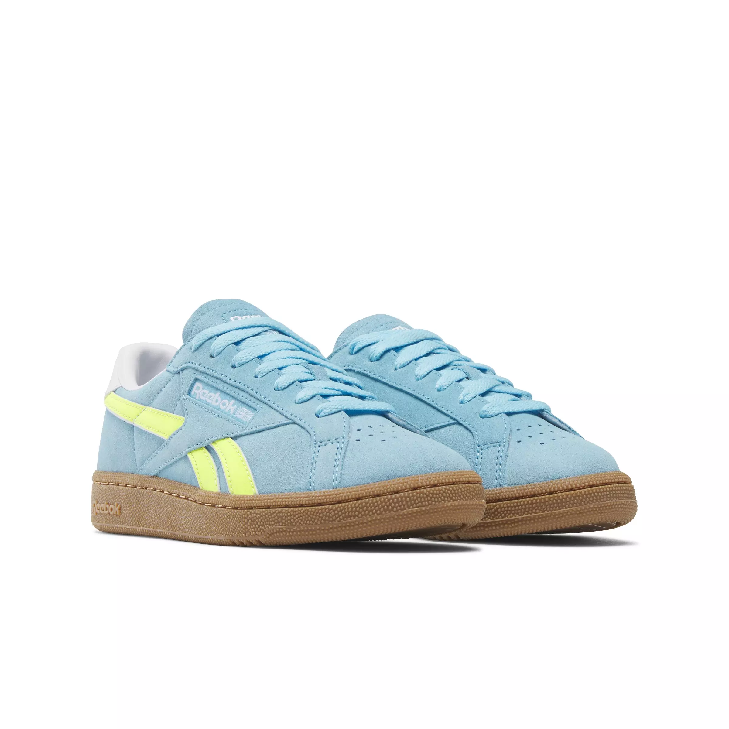 Reebok Club C Grounds UK "Light Blue/Light Yellow/White" Women's Shoe - LT BLUE/LT YELLOW/WHITE