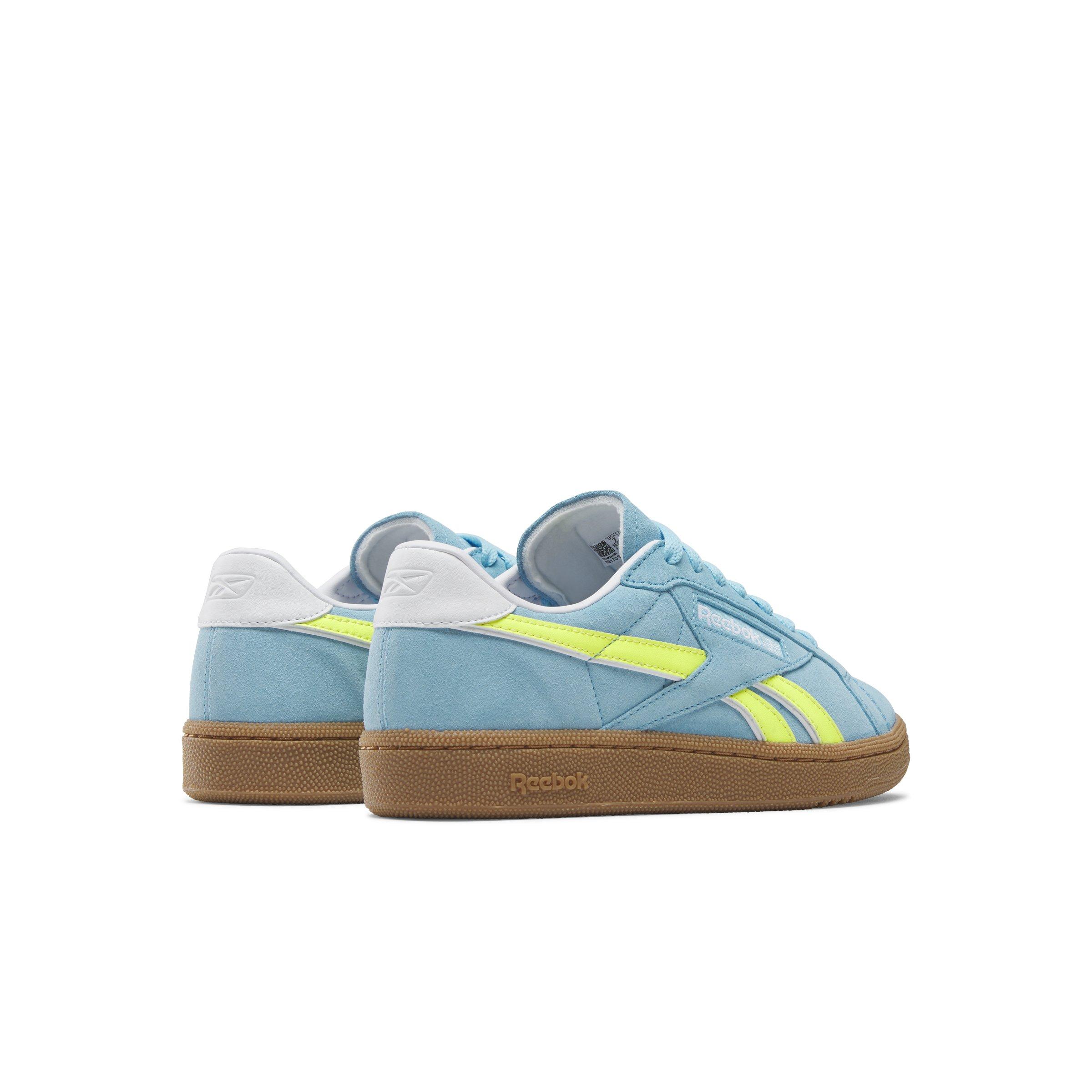 Reebok Club C Grounds UK "Light Blue/Light Yellow/White" Women's Shoe - LT BLUE/LT YELLOW/WHITE Thumbnail View 3