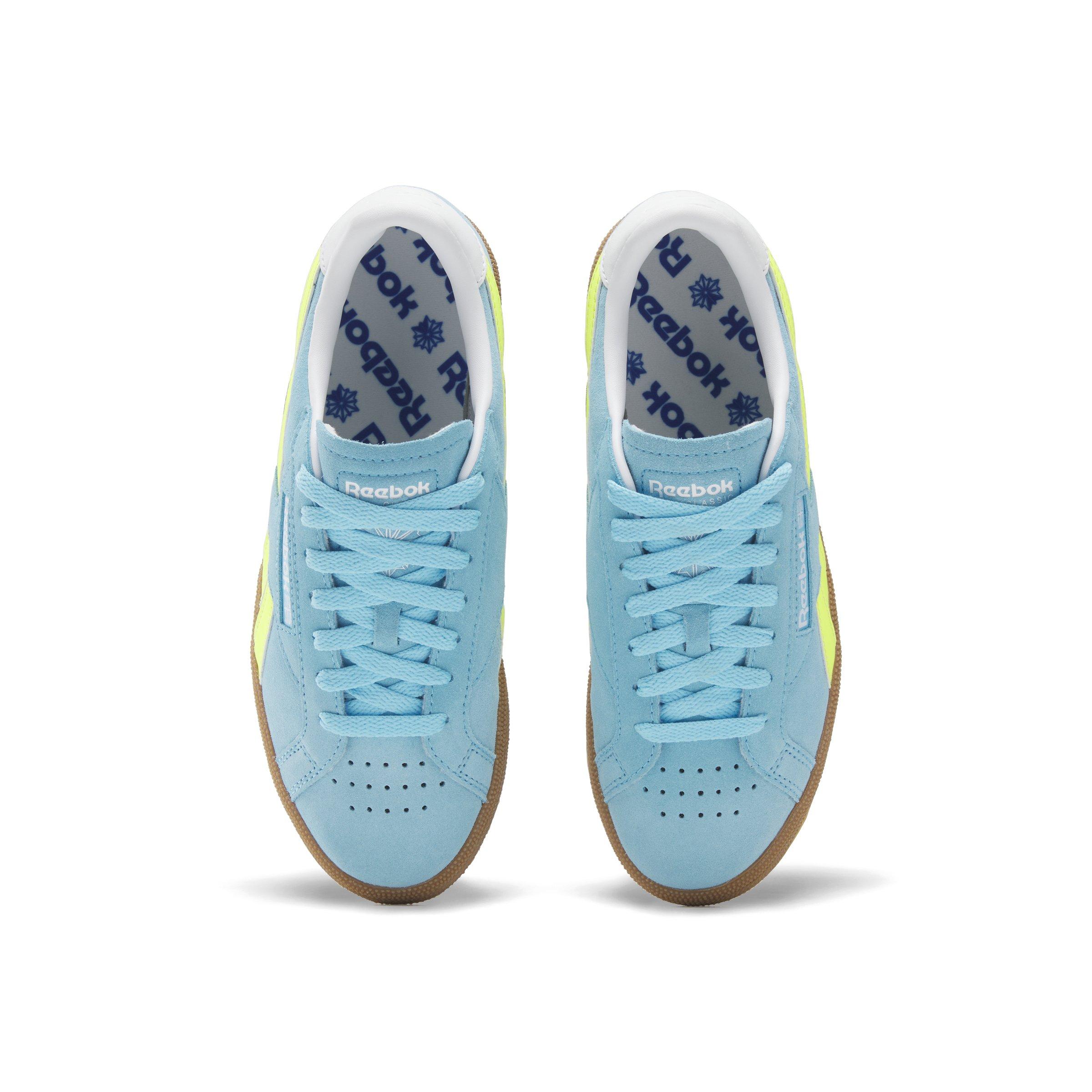 Reebok Club C Grounds UK "Light Blue/Light Yellow/White" Women's Shoe - LT BLUE/LT YELLOW/WHITE Thumbnail View 4