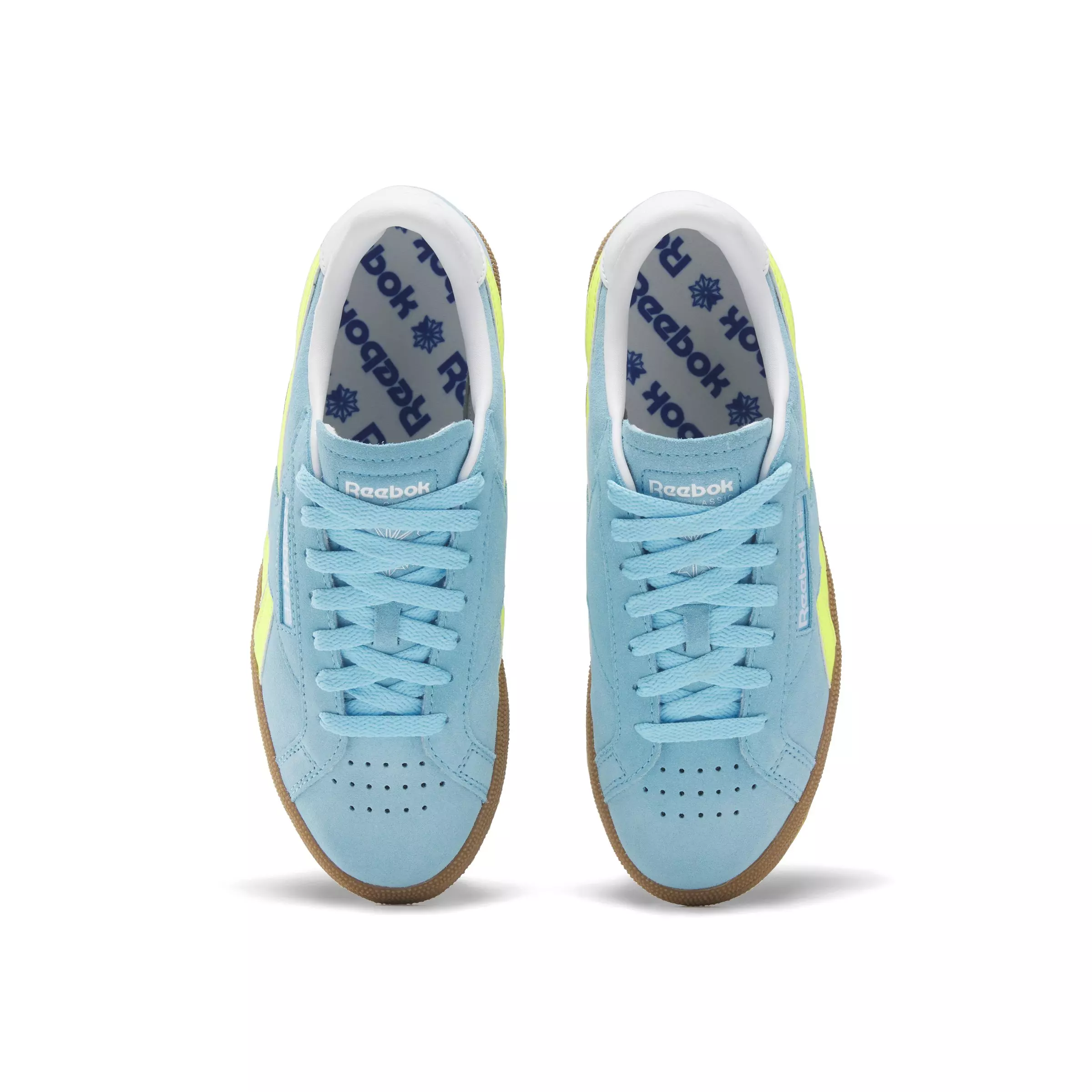 Reebok Club C Grounds UK "Light Blue/Light Yellow/White" Women's Shoe - LT BLUE/LT YELLOW/WHITE