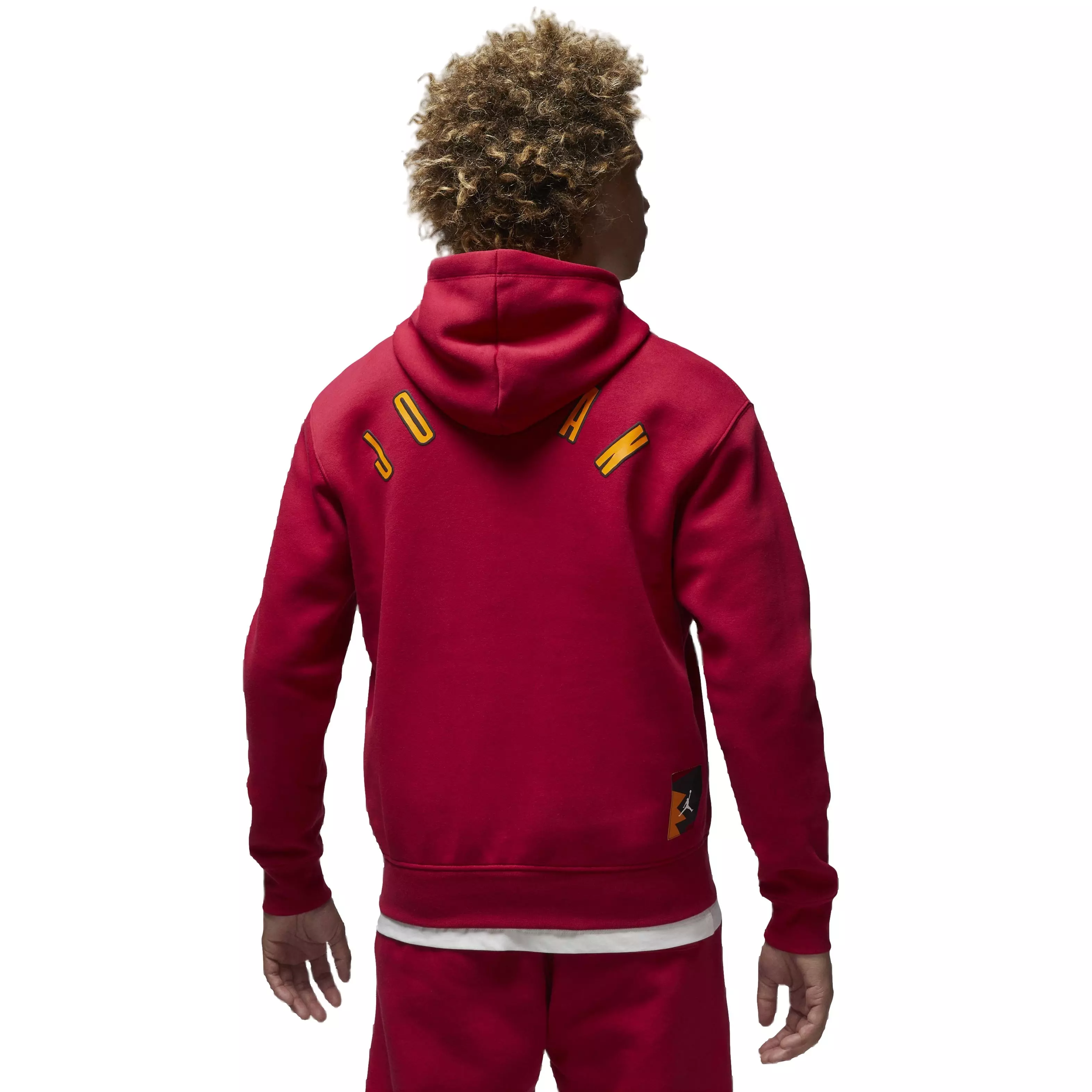 Jordan Men's Flight MVP Fleece Pullover Hoodie - Red - RED