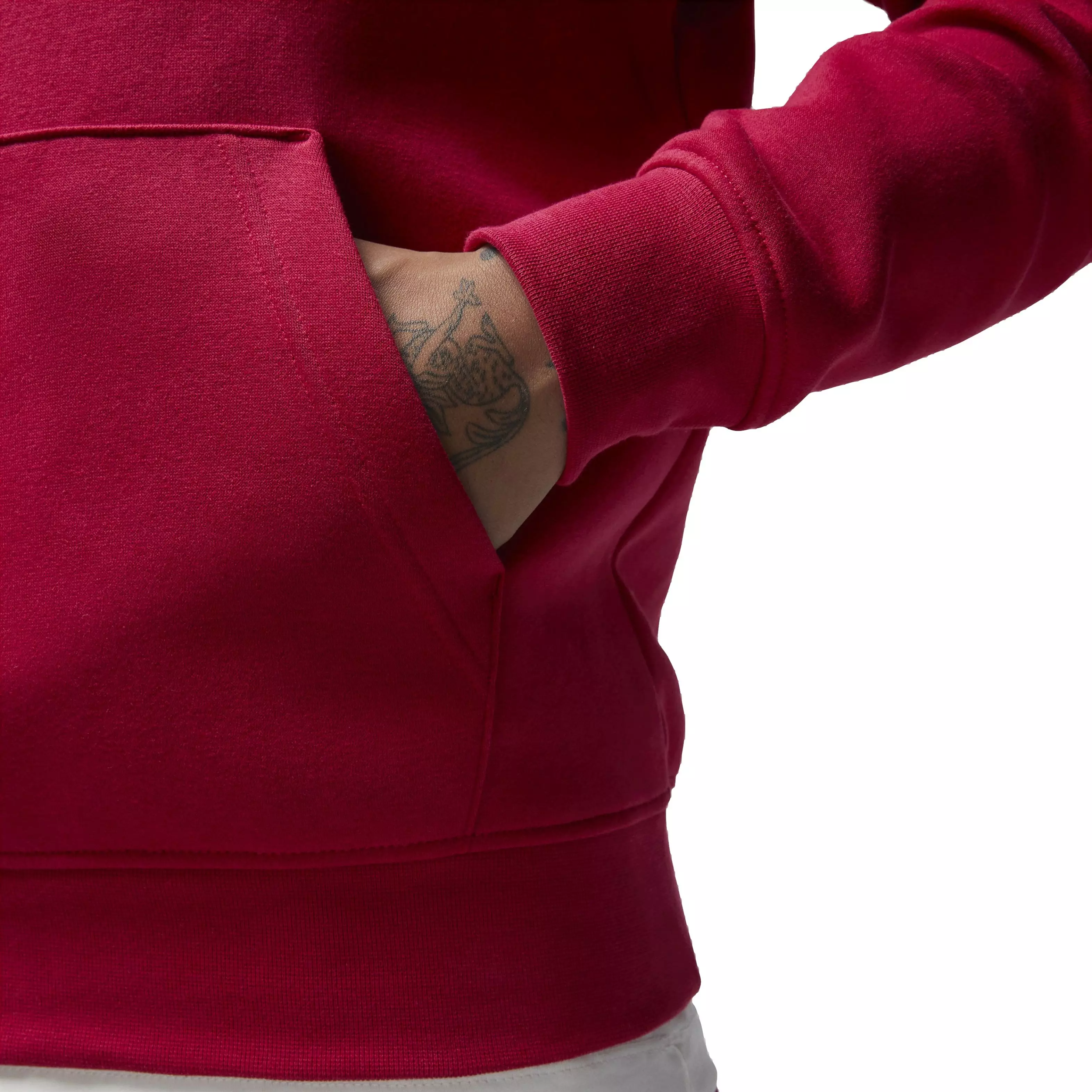 Jordan Men's Flight MVP Fleece Pullover Hoodie - Red - RED