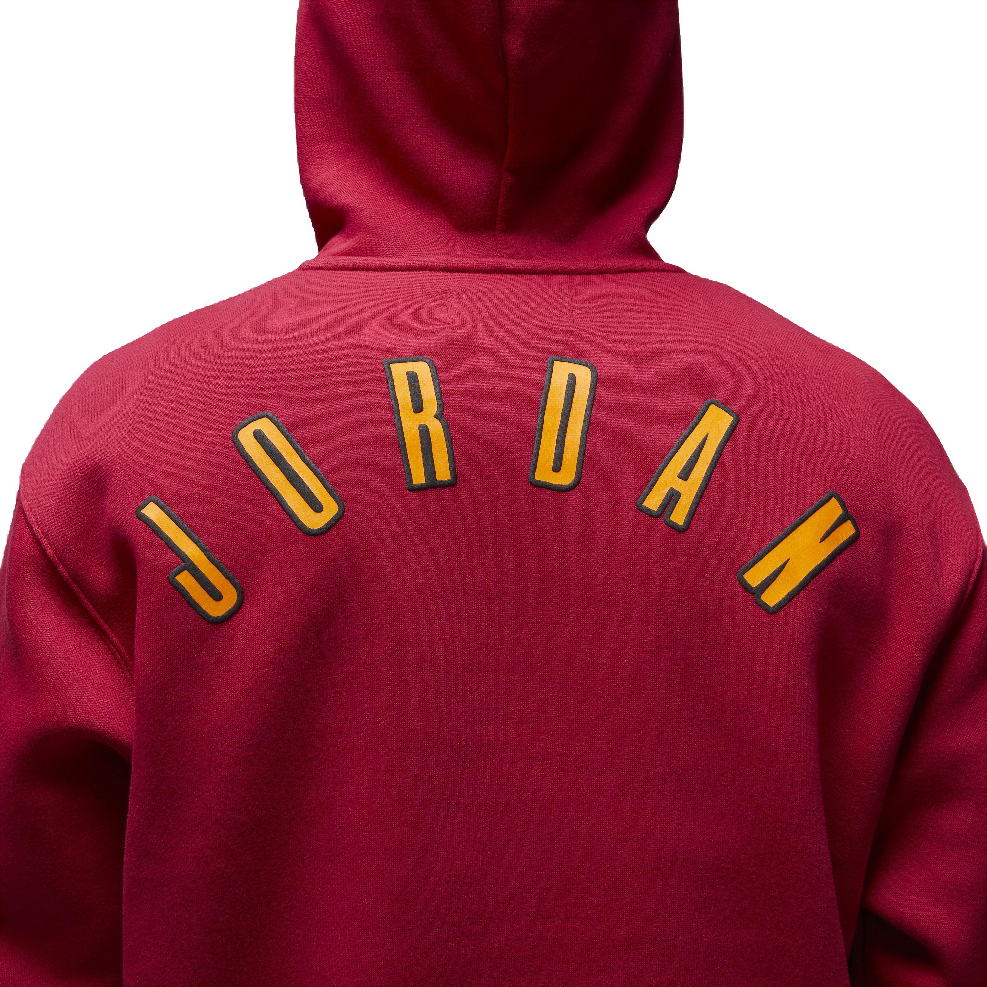 Jordan Men's Flight MVP Fleece Pullover Hoodie - Red