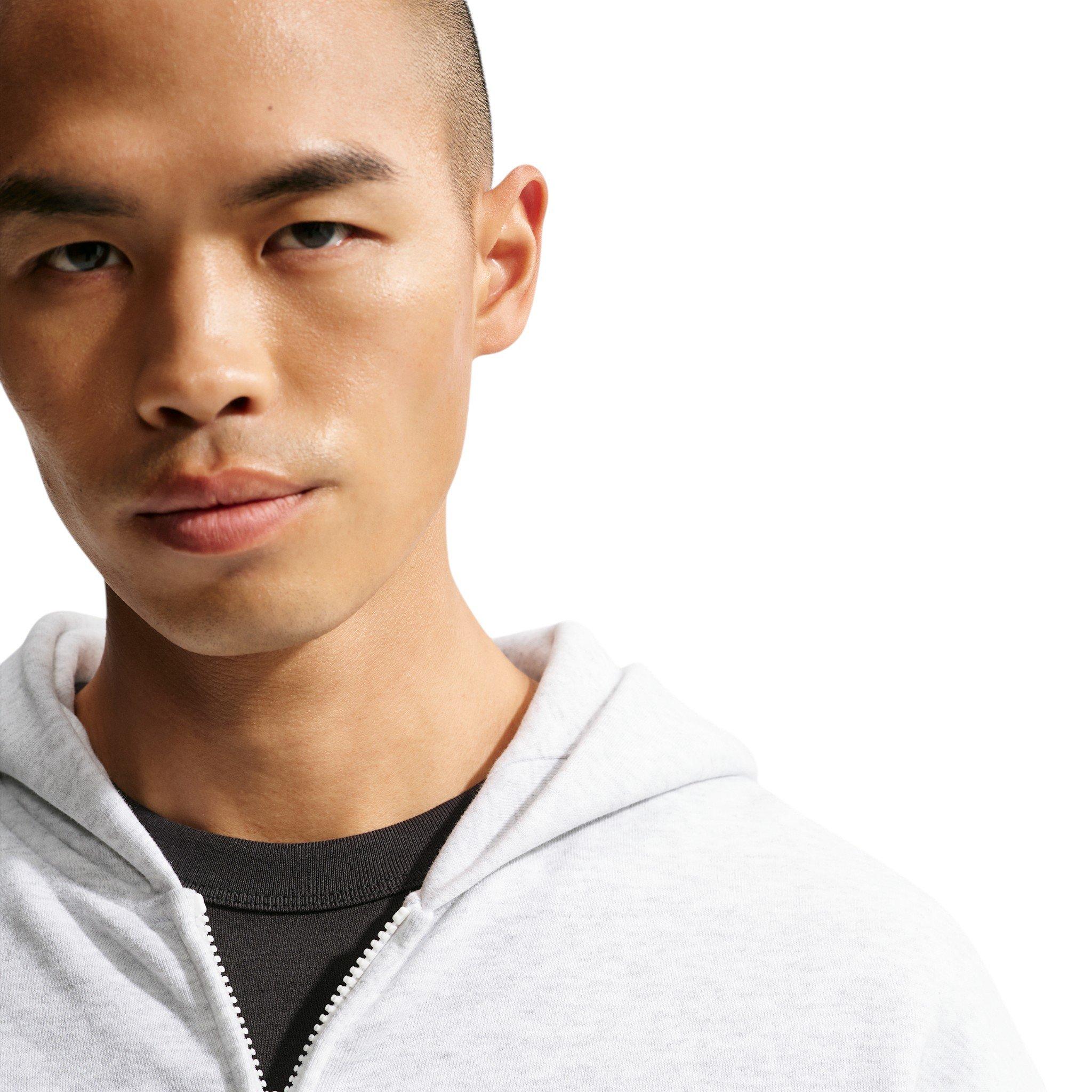 Nike Men's Solo Swoosh Full-Zip Hoodie - BROWN