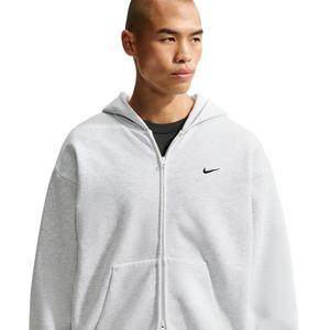 Nike Men's Solo Swoosh Full-Zip Hoodie - BROWN