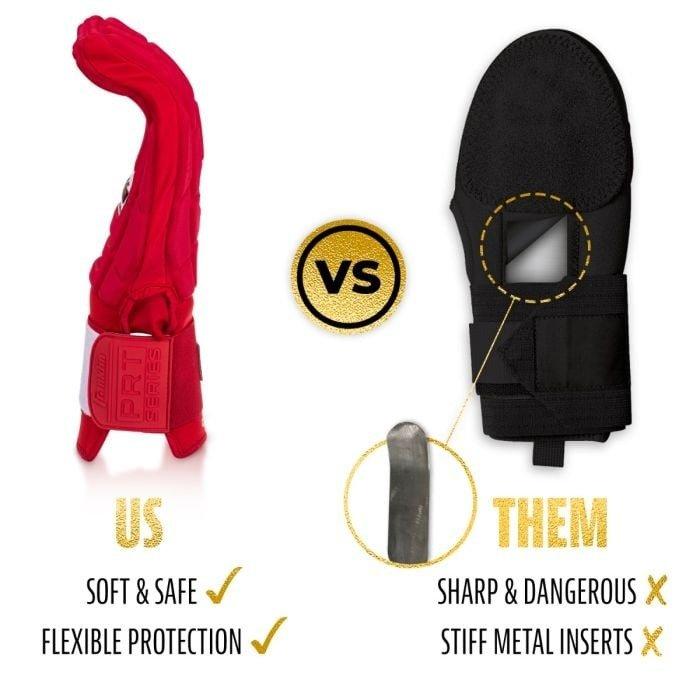 Franklin Sports CFX Slider PRT Protective Sliding Glove - RED Thumbnail View 3