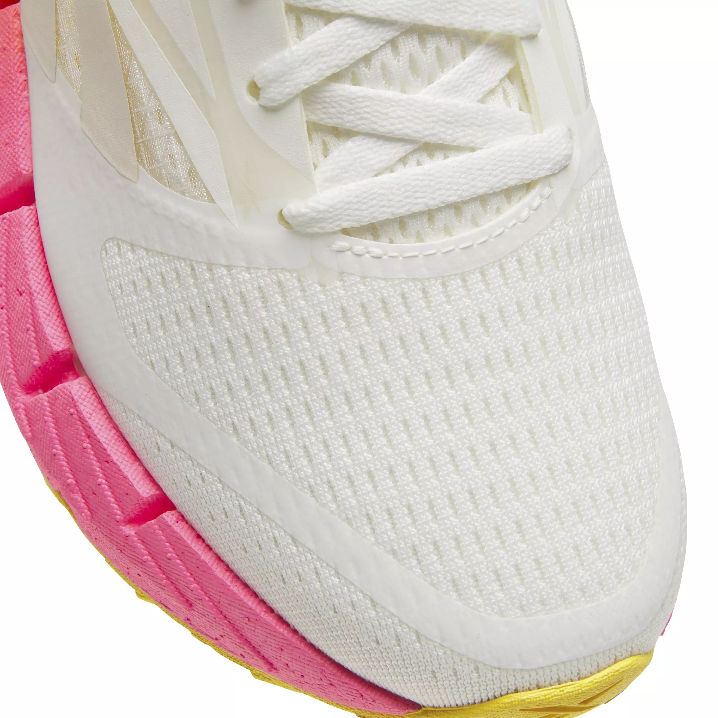 Reebok FloatZig 1 "White/Yellow/Pink" Women's Running Shoe - WHITE/YELLOW/PINK