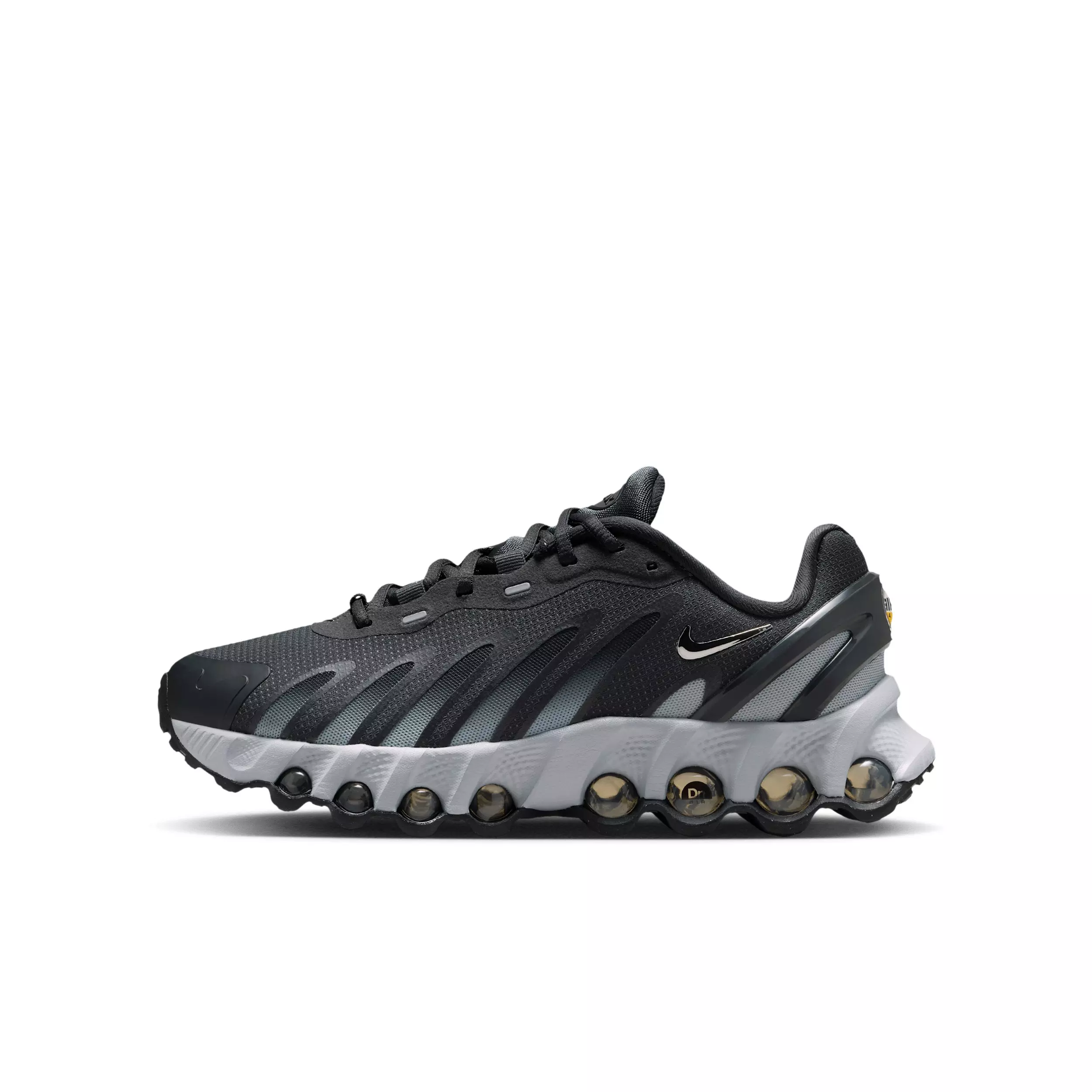 Nike Air Max Dn8 "Anthracite/Wolf Grey/Black/Metallic Silver" Grade School Boys' Shoe - ANTHRACITE/GREY/BLACK/SILVER