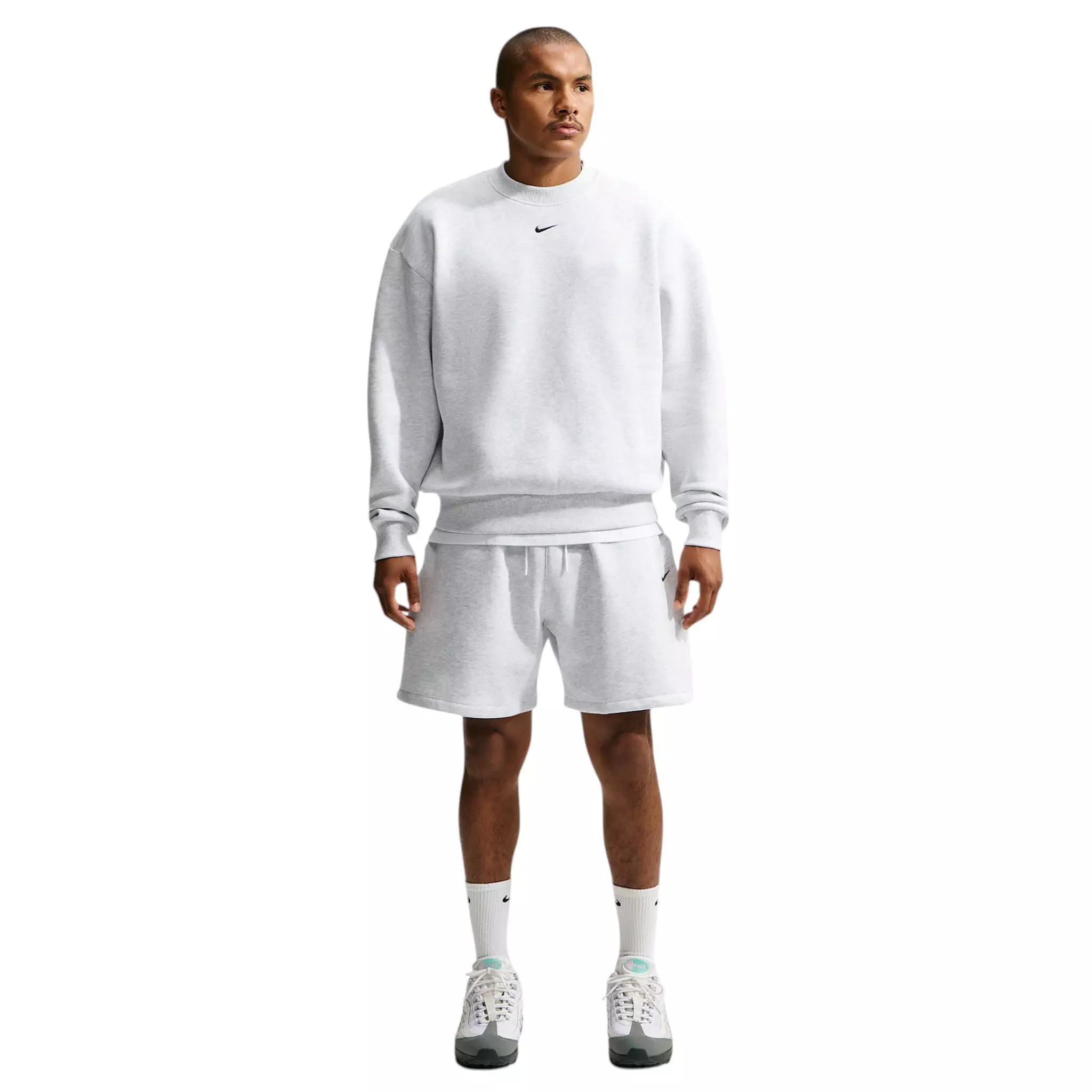 Nike Men's Solo Fleece Crew-Neck Sweatshirt - BROWN