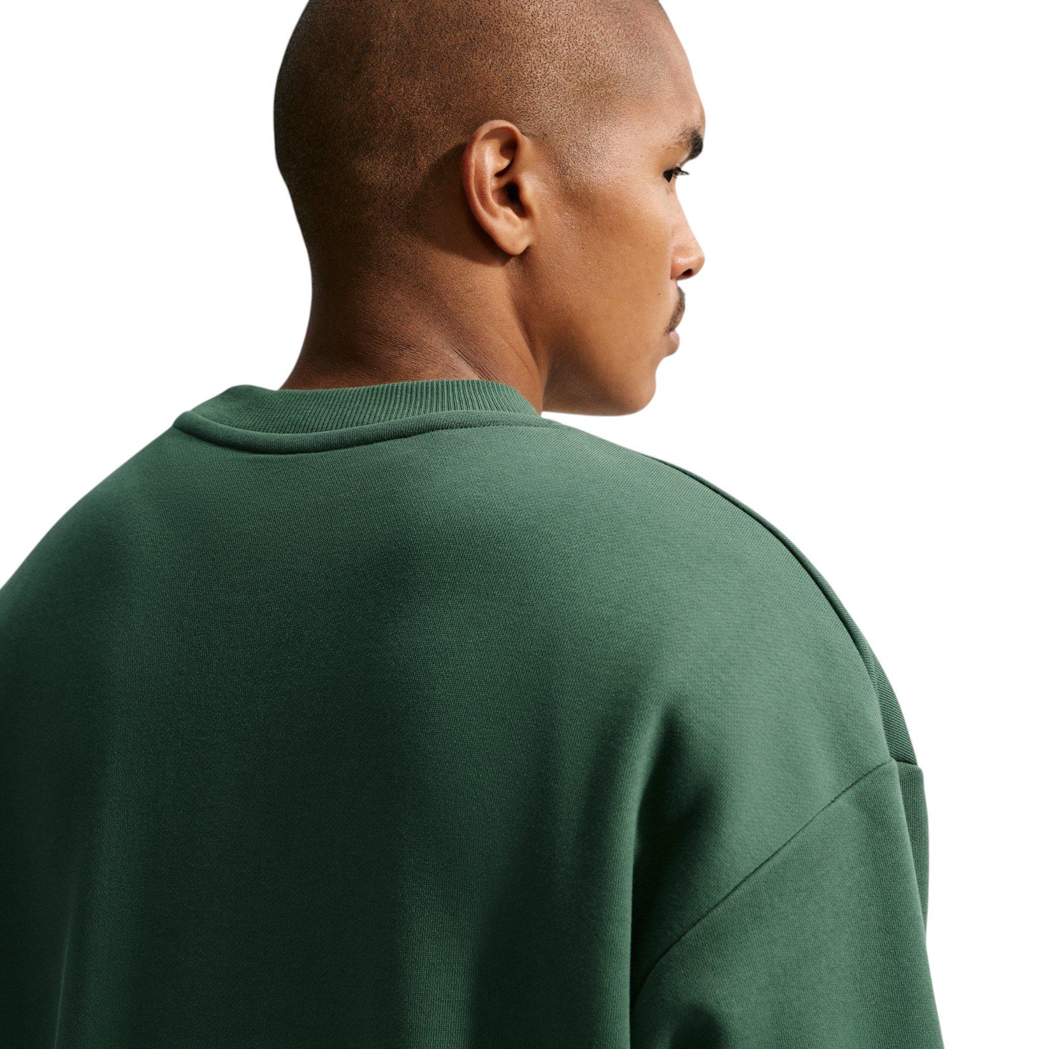 Nike Men's Solo Fleece Crew-Neck Sweatshirt - GREEN
