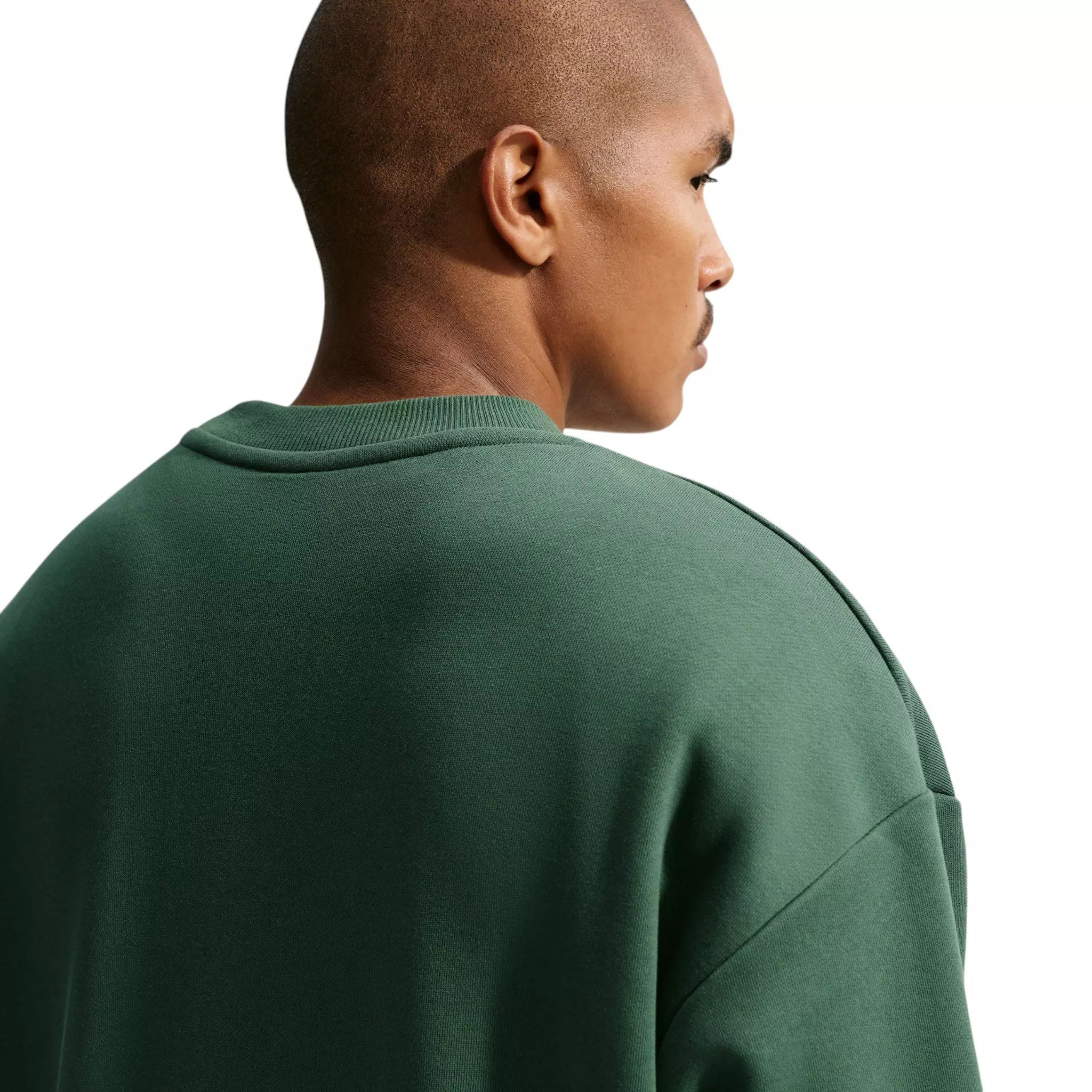Nike Men's Solo Fleece Crew-Neck Sweatshirt - GREEN
