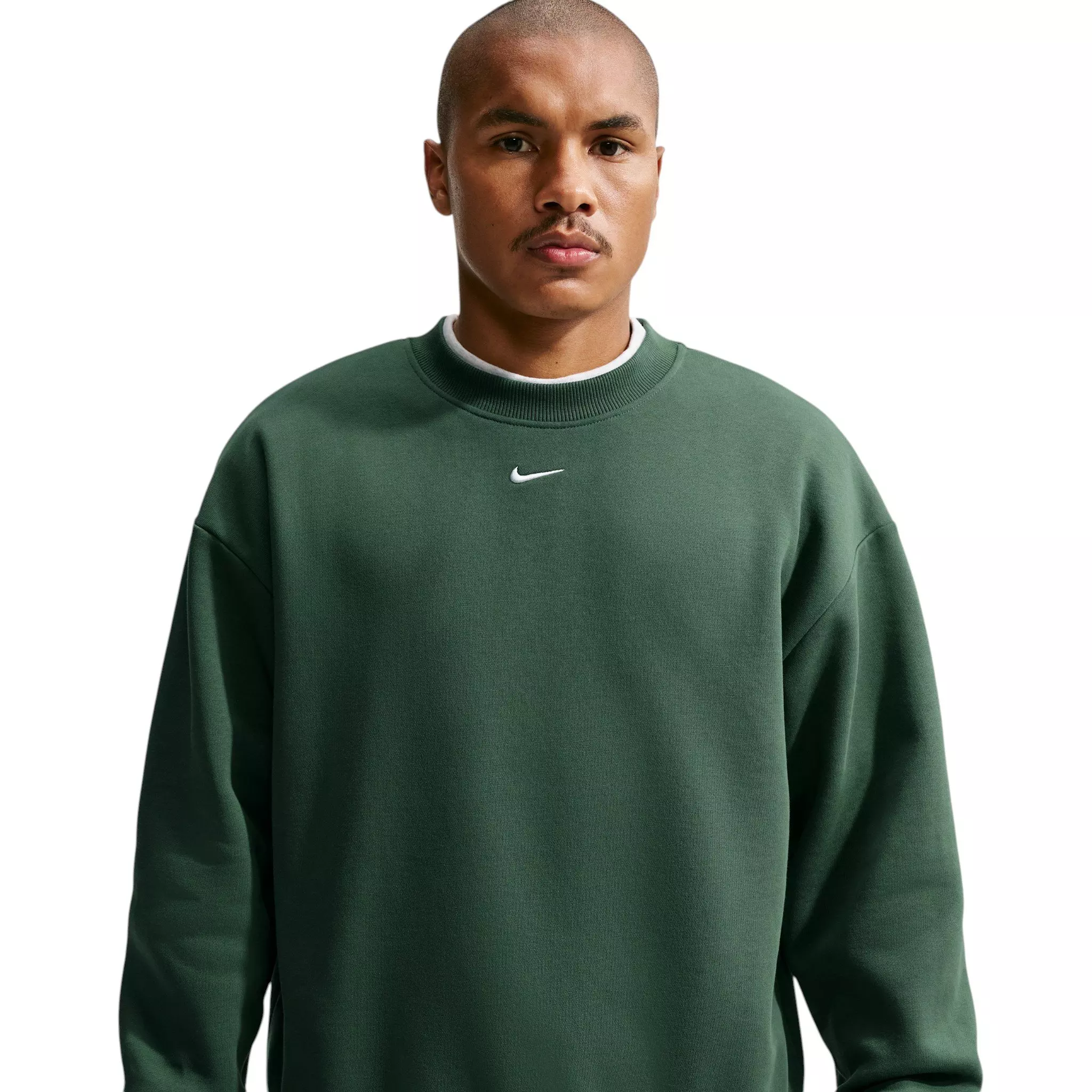 Nike Men's Solo Fleece Crew-Neck Sweatshirt - GREEN