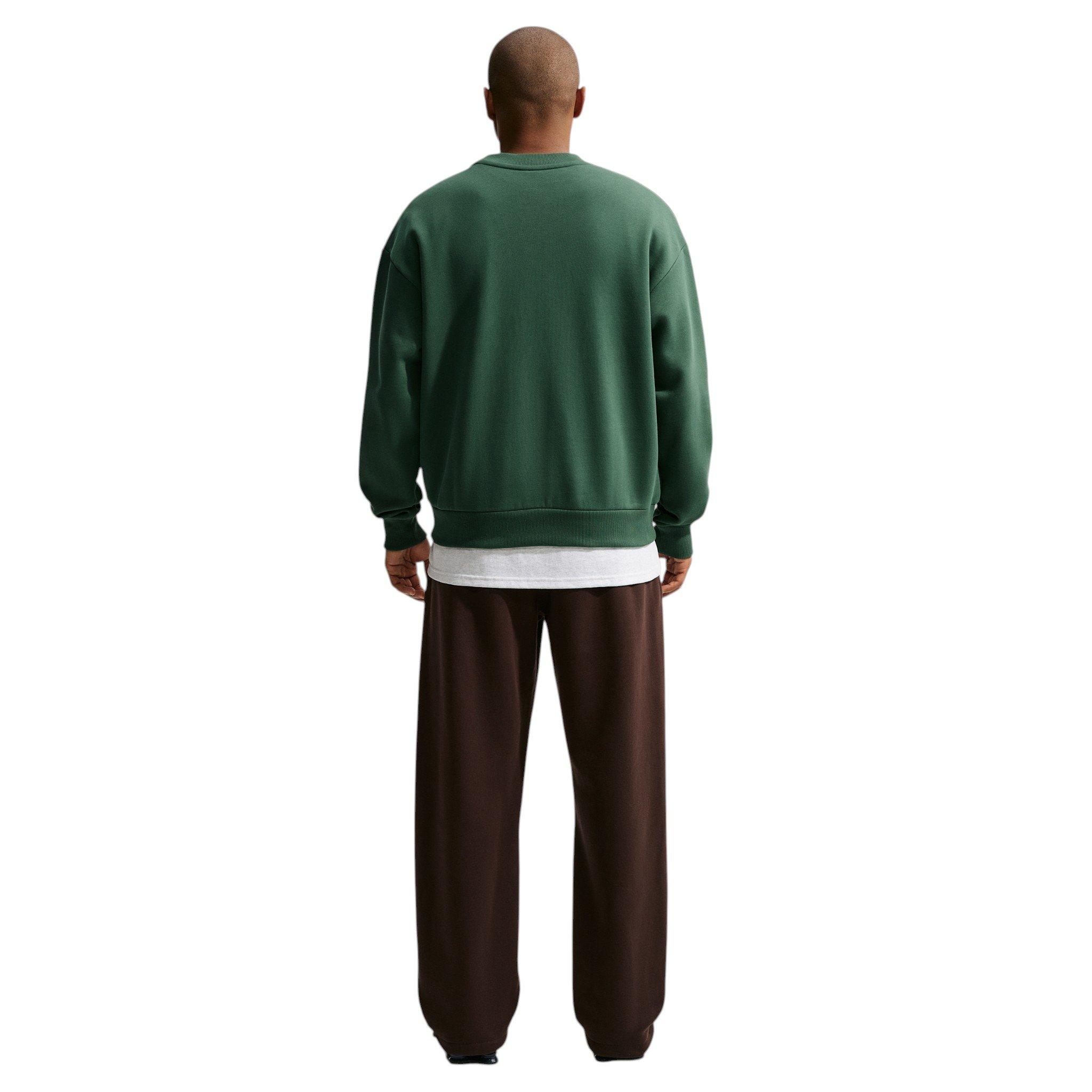 Nike Men's Solo Fleece Crew-Neck Sweatshirt - GREEN