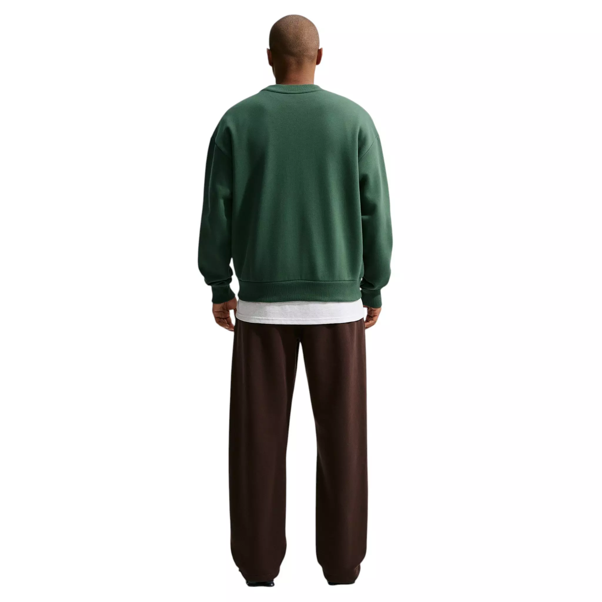 Nike Men's Solo Fleece Crew-Neck Sweatshirt - GREEN