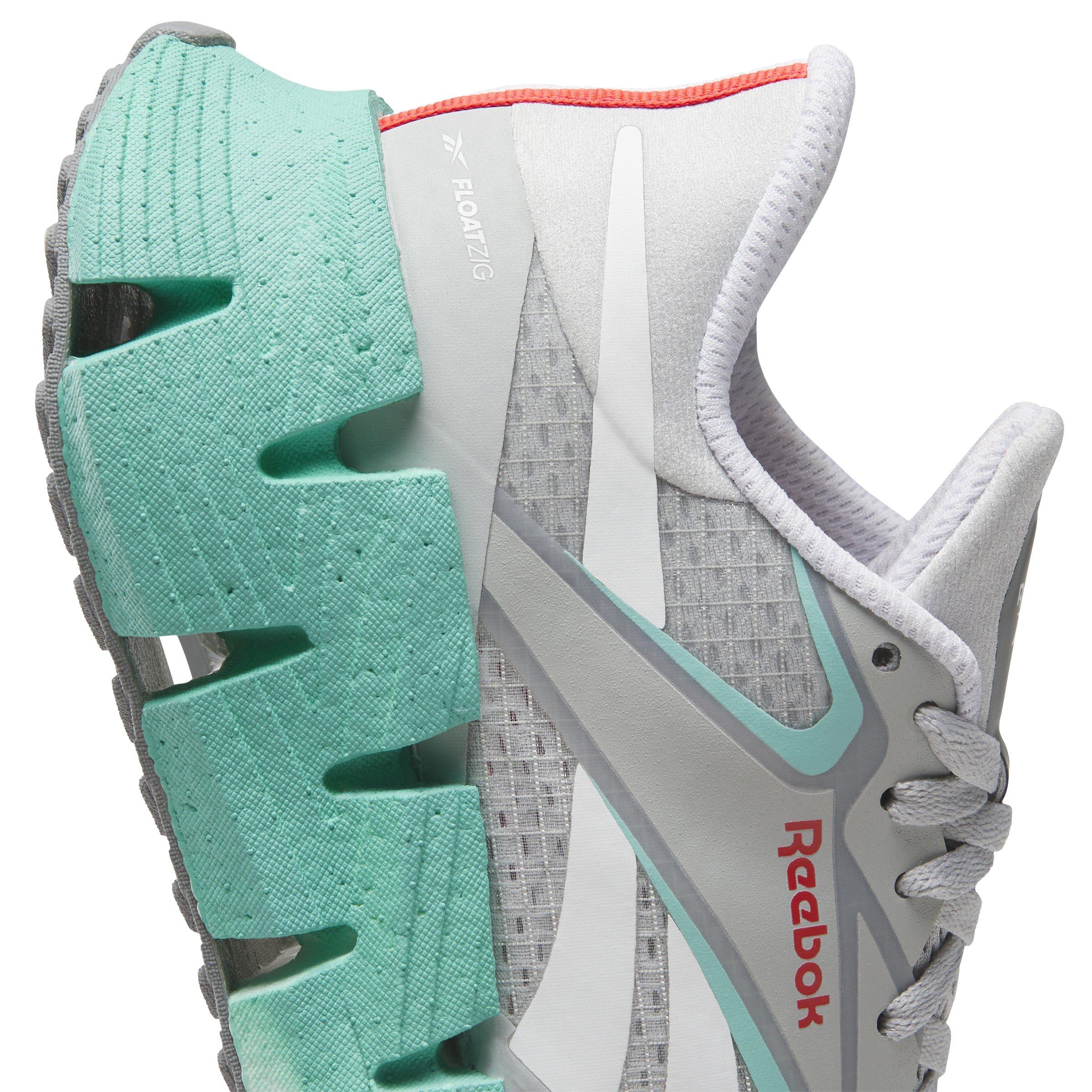 Reebok FloatZig 1 "Grey/White/Mint" Women's Running Shoe - GREY/WHITE/MINT Thumbnail View 6