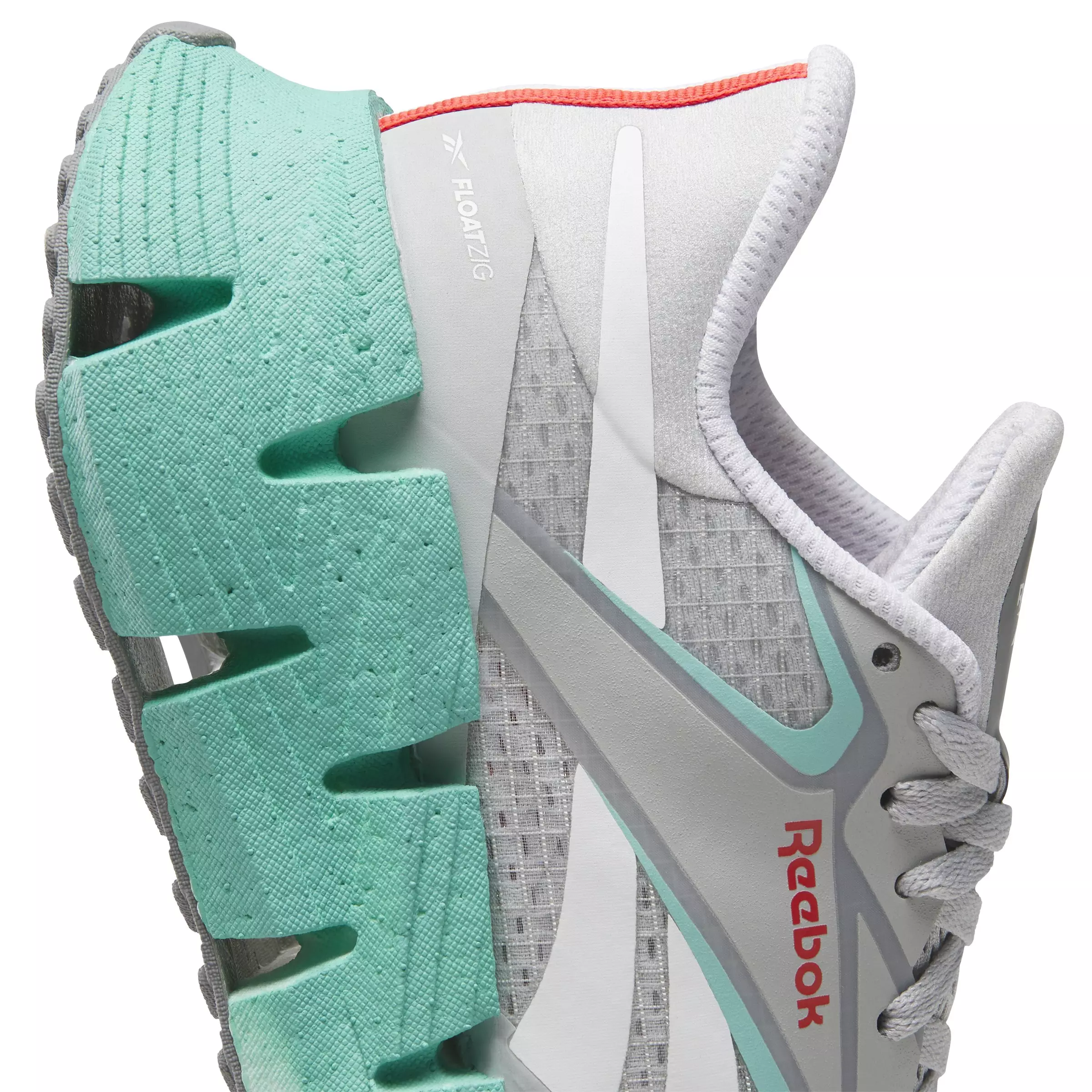 Reebok FloatZig 1 "Grey/White/Mint" Women's Running Shoe - GREY/WHITE/MINT