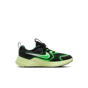 Nike Cosmic Runner "Black/Light Liquid Lime/Fir/White" Preschool Boys' Running Shoe