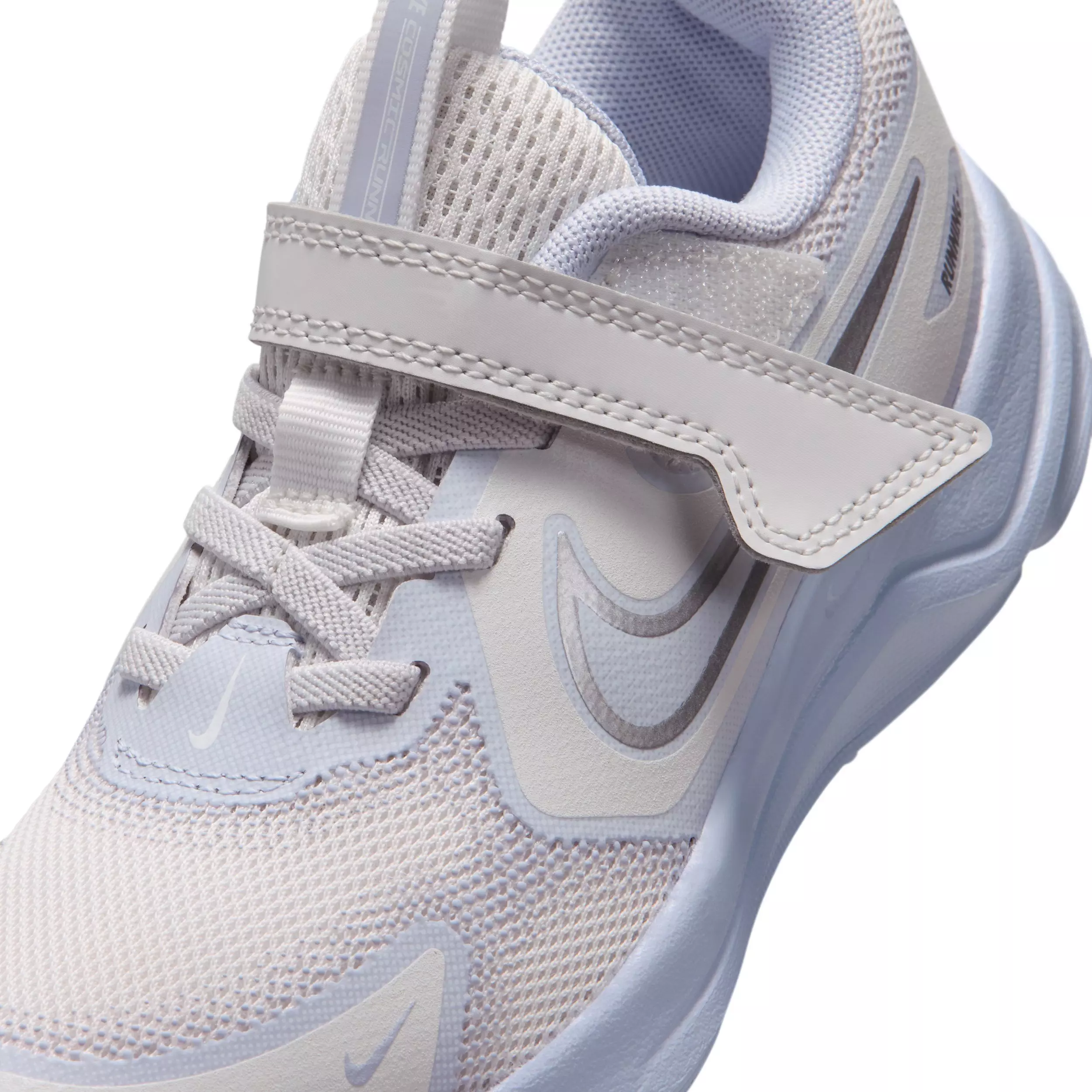 Nike Cosmic Runner "Platinum Tint/Ghost/Football Grey/Metallic Silver" Preschool Boys' Running Shoe - PLATINUM/GHOST/GREY/SILVER