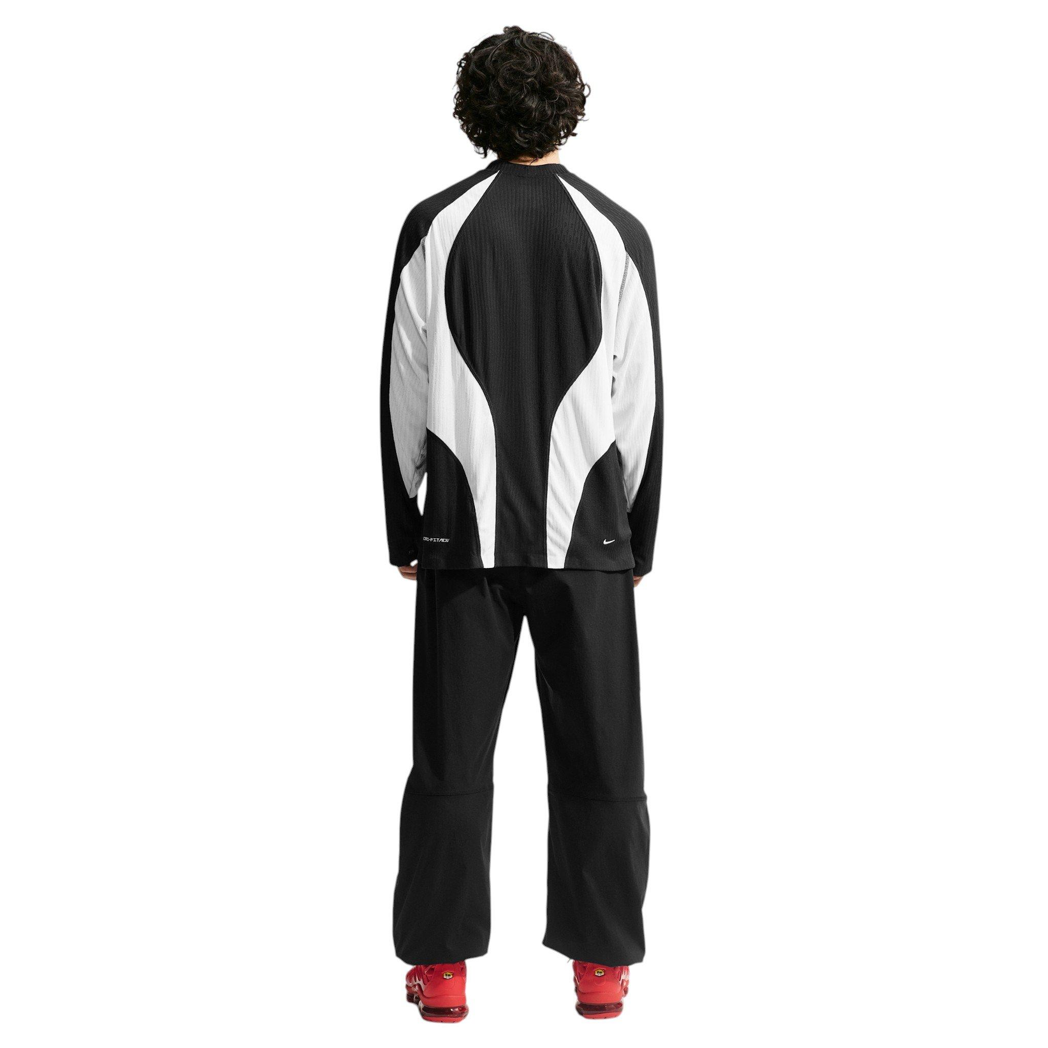 Nike Men's Tech Dri-FIT ADV Jersey - BLACK Thumbnail View 5