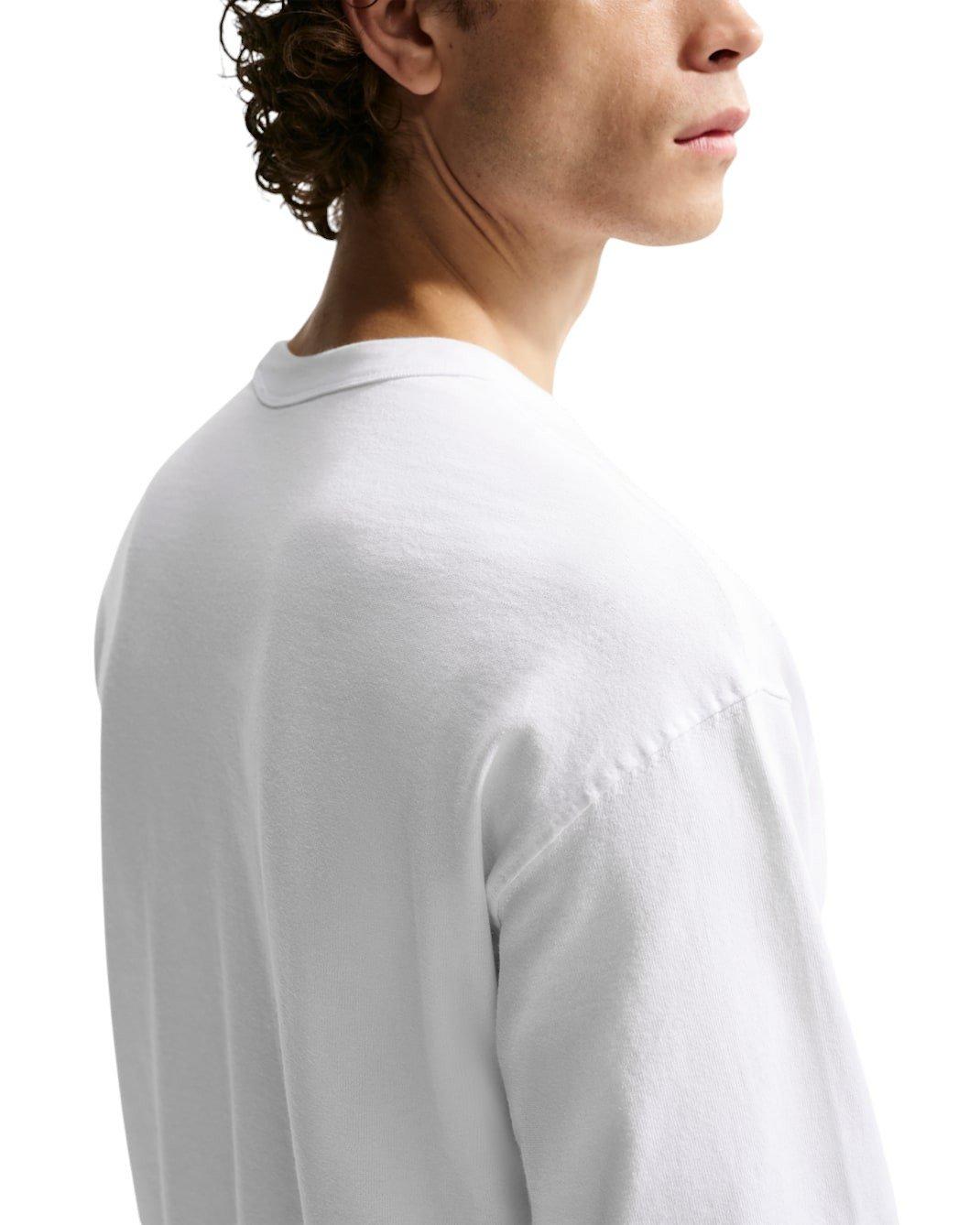 Nike Men's Sportswear Premium Essentials Long-Sleeve T-Shirt - WHITE