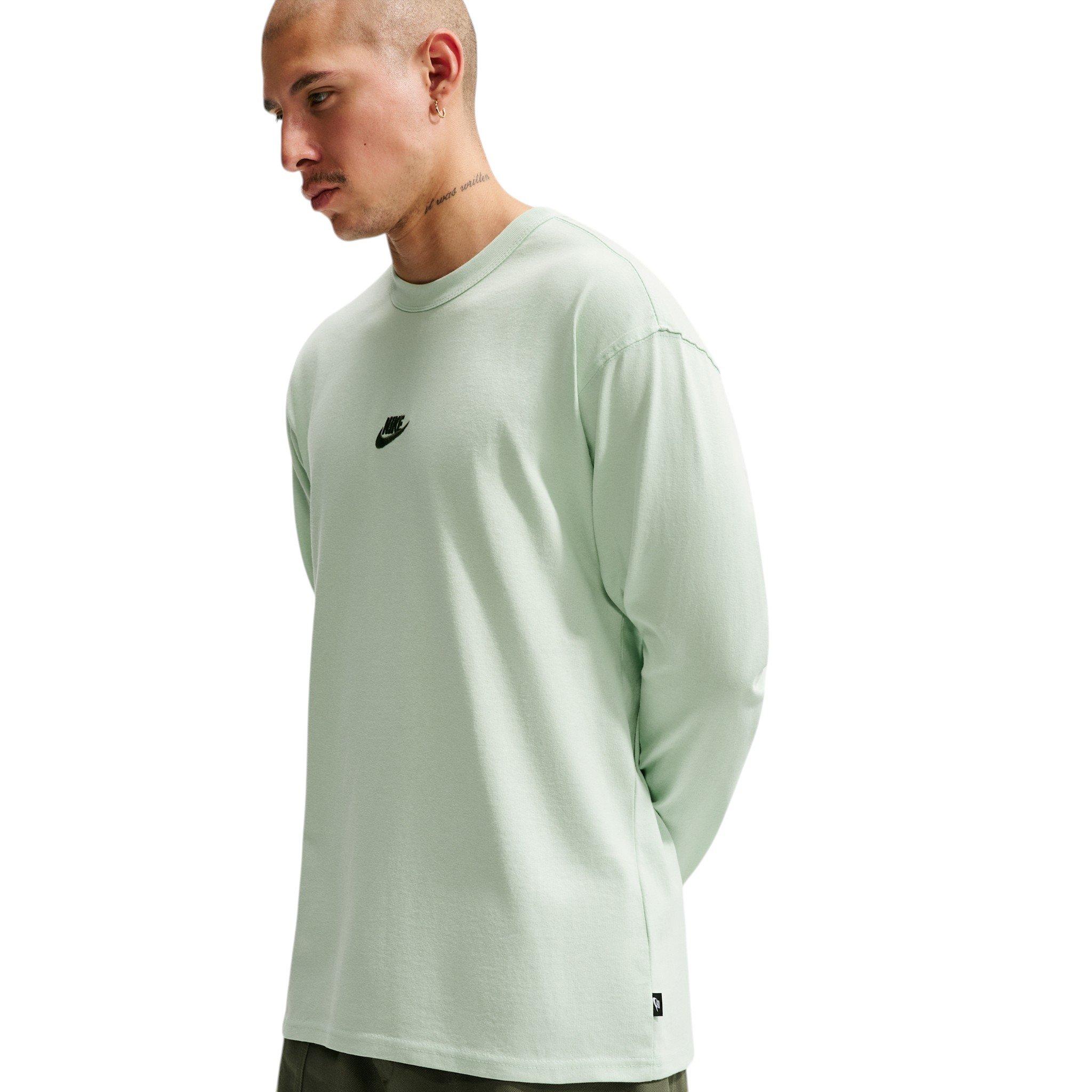 Nike Men's Sportswear Premium Essentials Long-Sleeve T-Shirt - GREEN