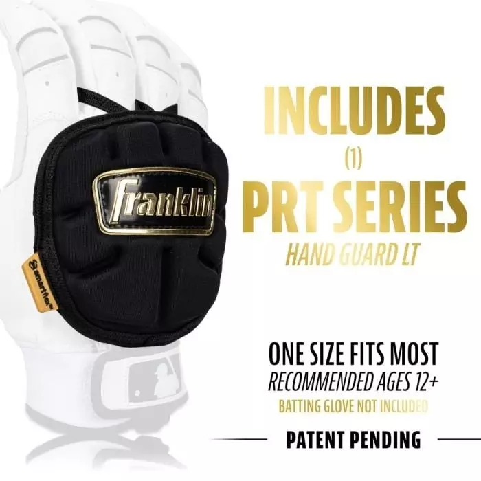 Franklin Sports PRT Protective Hand Guard LT - BLACK/GOLD