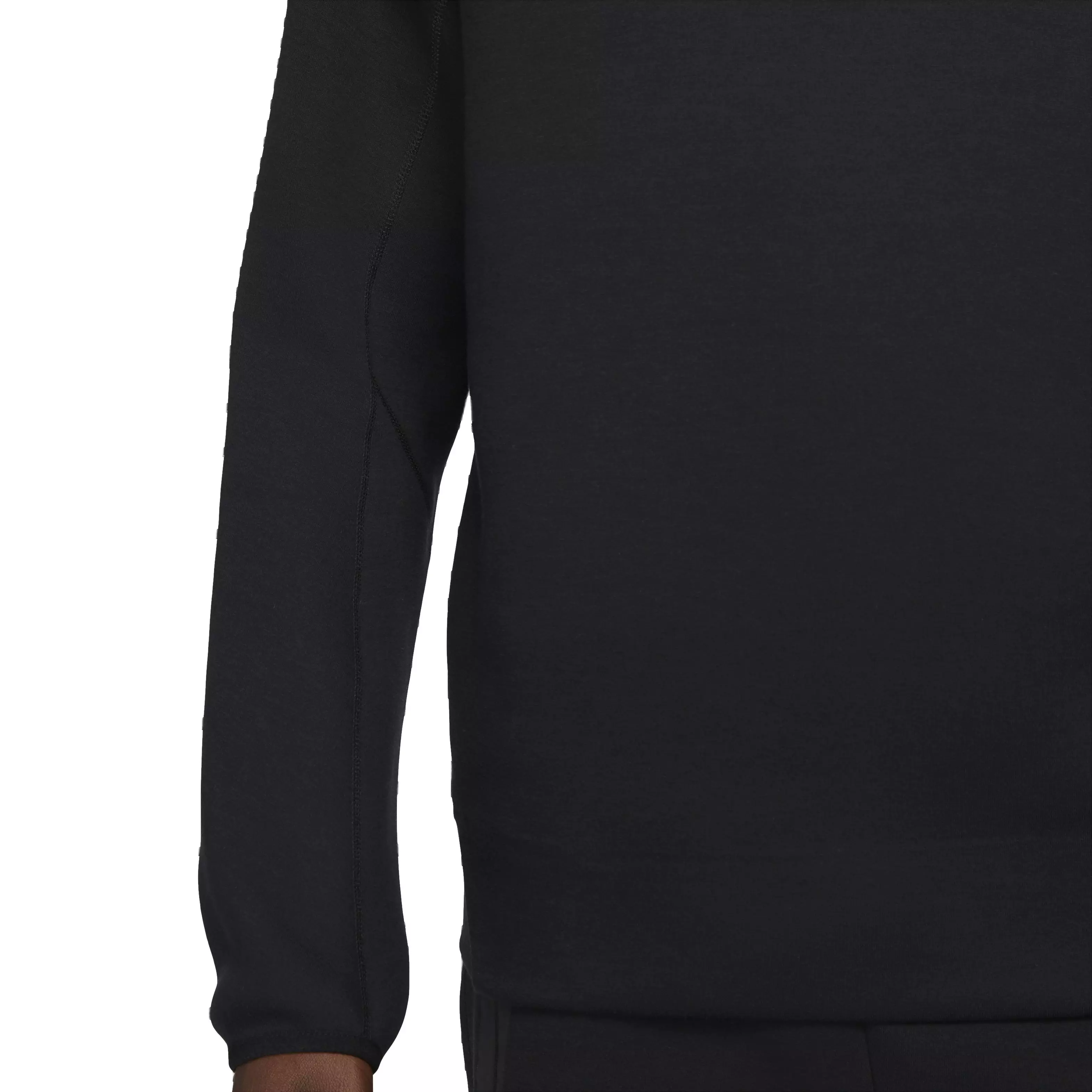 Nike Men's Tech Fleece Crewneck Sweatshirt - BLACK