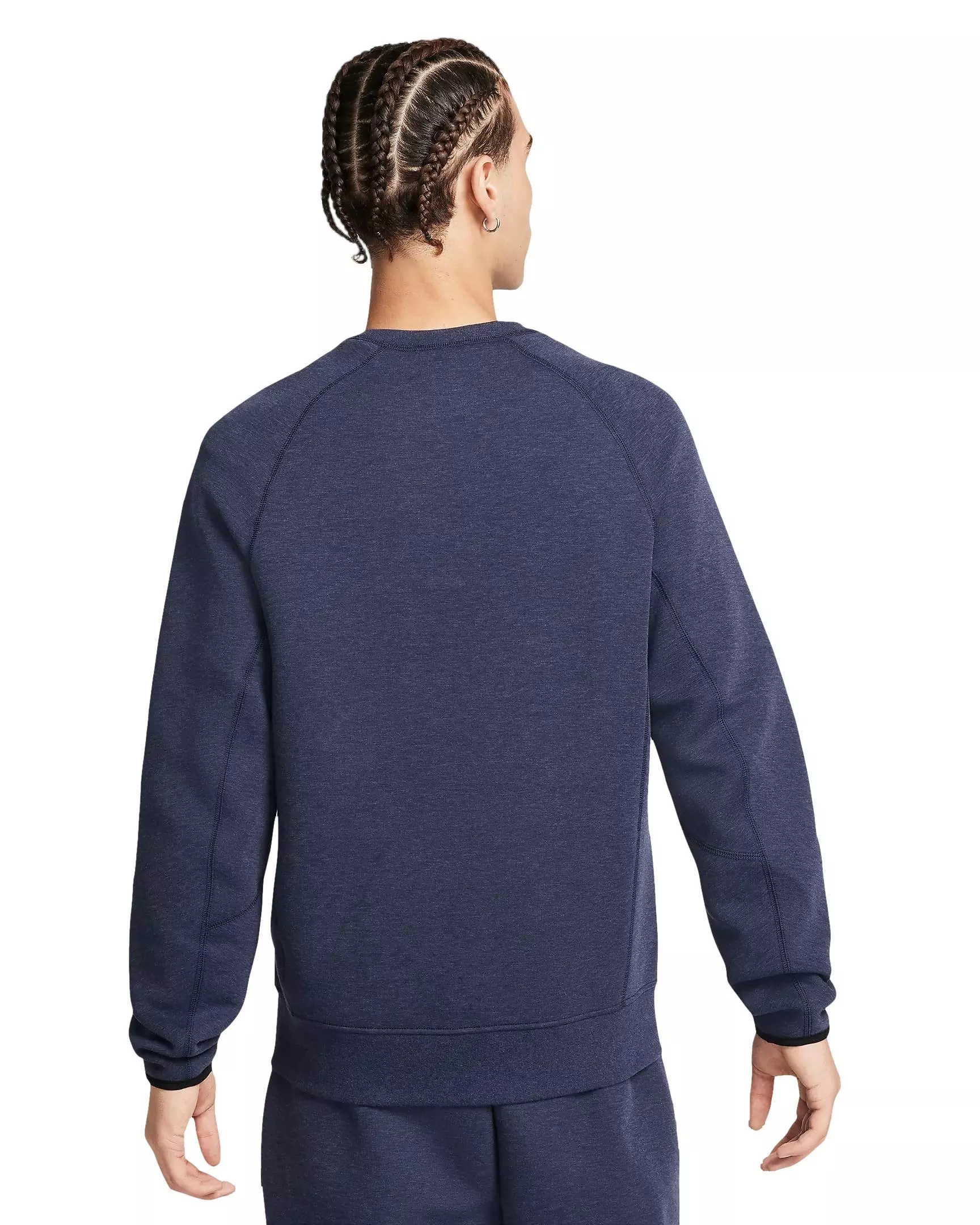 Nike Men's Tech Fleece Crewneck Sweatshirt - BLUE