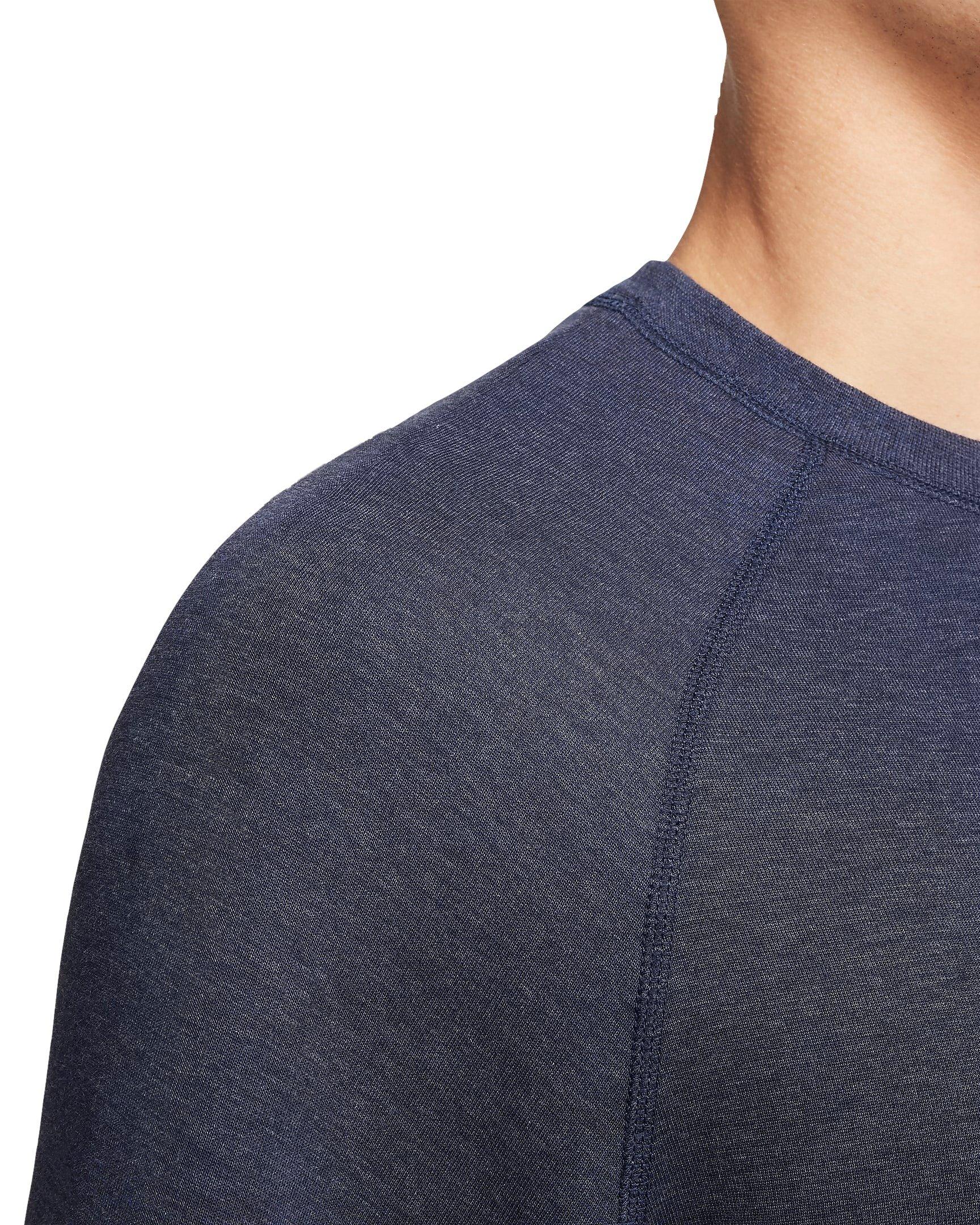 Nike Men's Tech Fleece Crewneck Sweatshirt - BLUE Thumbnail View 4