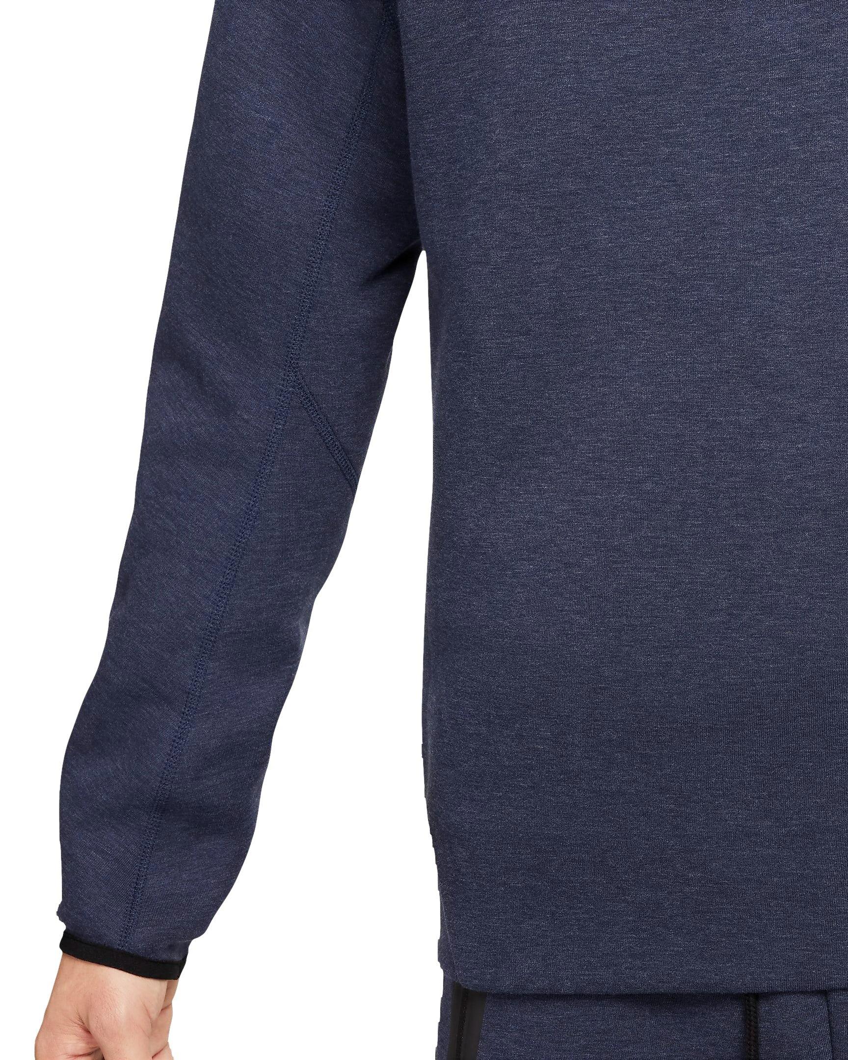Nike Men's Tech Fleece Crewneck Sweatshirt - BLUE Thumbnail View 5