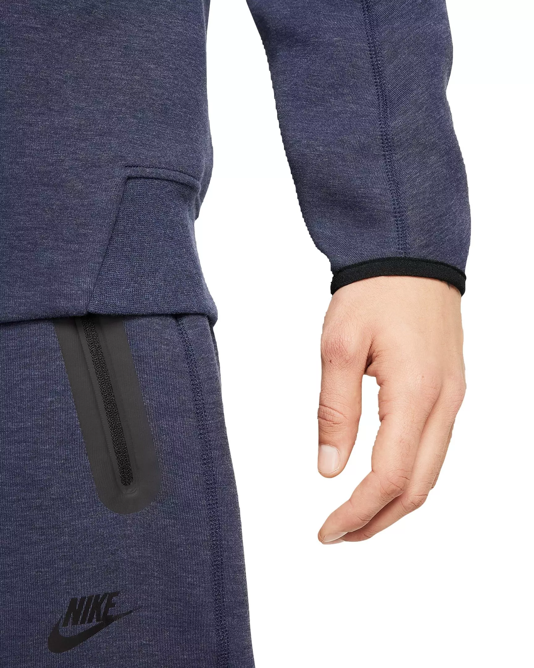 Nike Men's Tech Fleece Crewneck Sweatshirt - BLUE