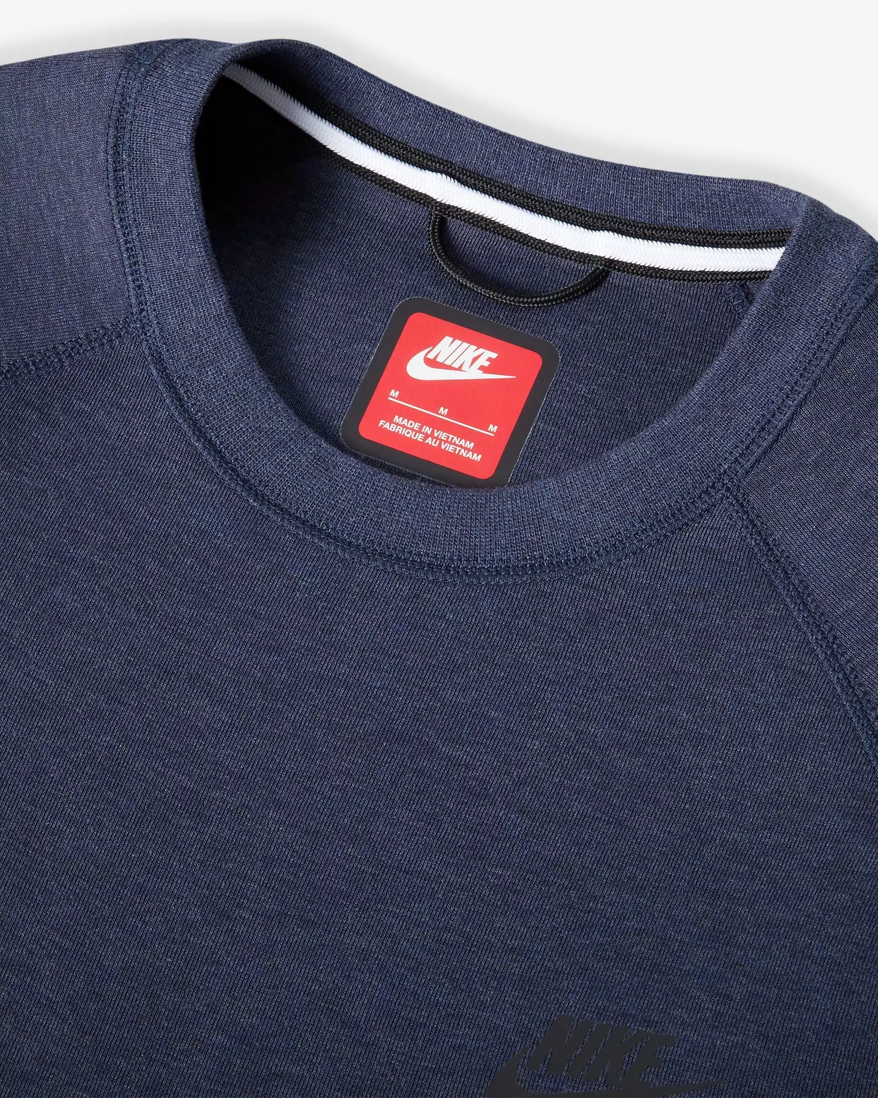 Nike Men's Tech Fleece Crewneck Sweatshirt - BLUE