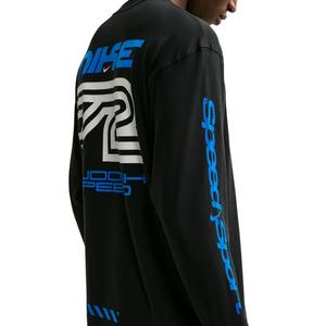 Nike Men's Sportswear NSW Racing Long-Sleeve T-Shirt - BLACK