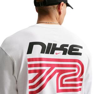 Nike Men's Sportswear NSW Racing Long-Sleeve T-Shirt - WHITE