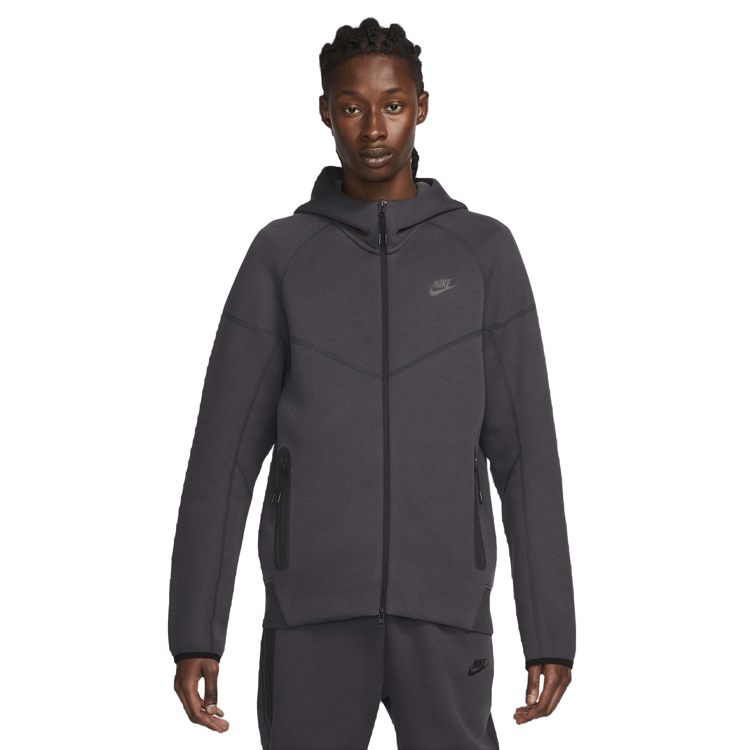 Nike Men's Tech Fleece Full-Zip Windrunner Jacket - BLACK Thumbnail View 1