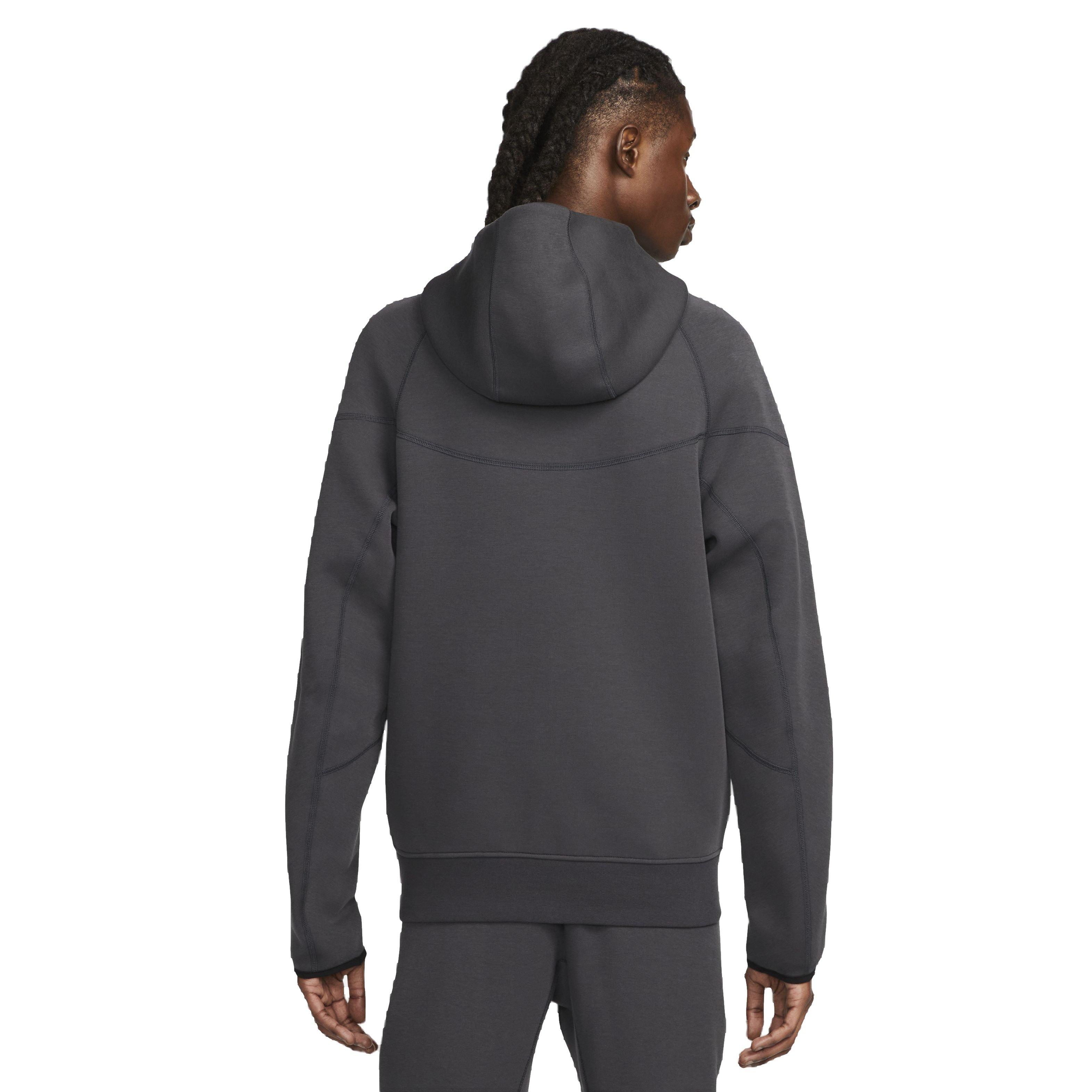 Nike Men's Tech Fleece Full-Zip Windrunner Jacket - BLACK Thumbnail View 2