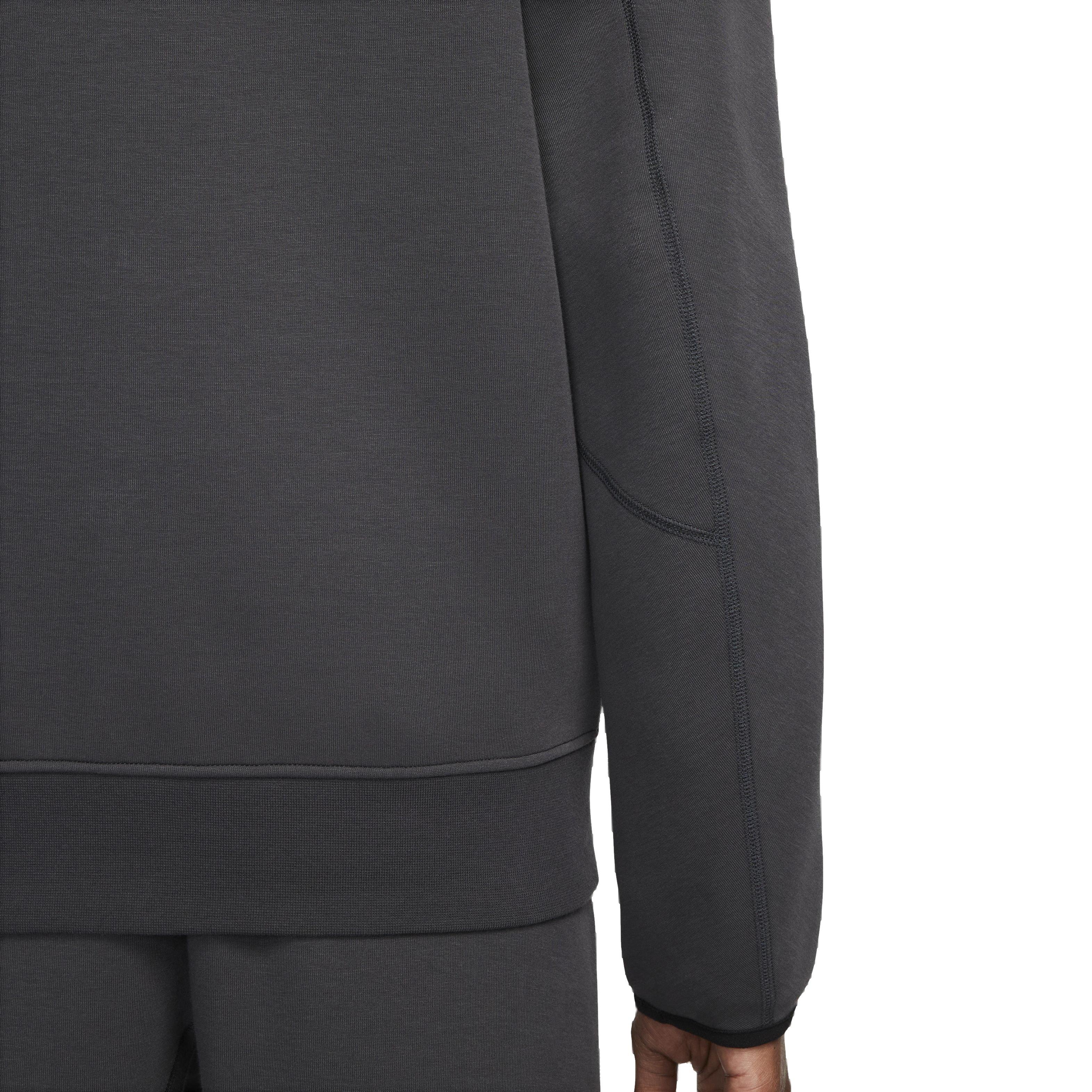 Nike Men's Tech Fleece Full-Zip Windrunner Jacket - BLACK Thumbnail View 7