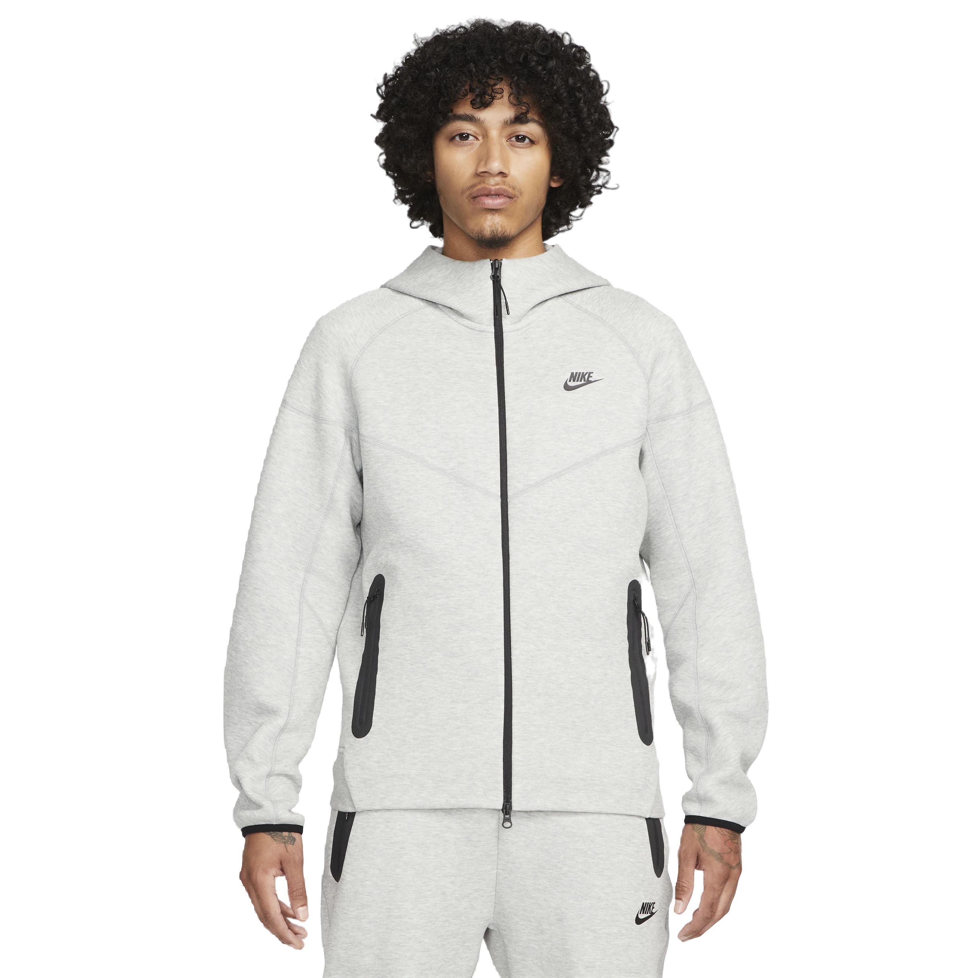 Nike Men's Tech Fleece Full-Zip Windrunner Jacket - GREY Thumbnail View 1