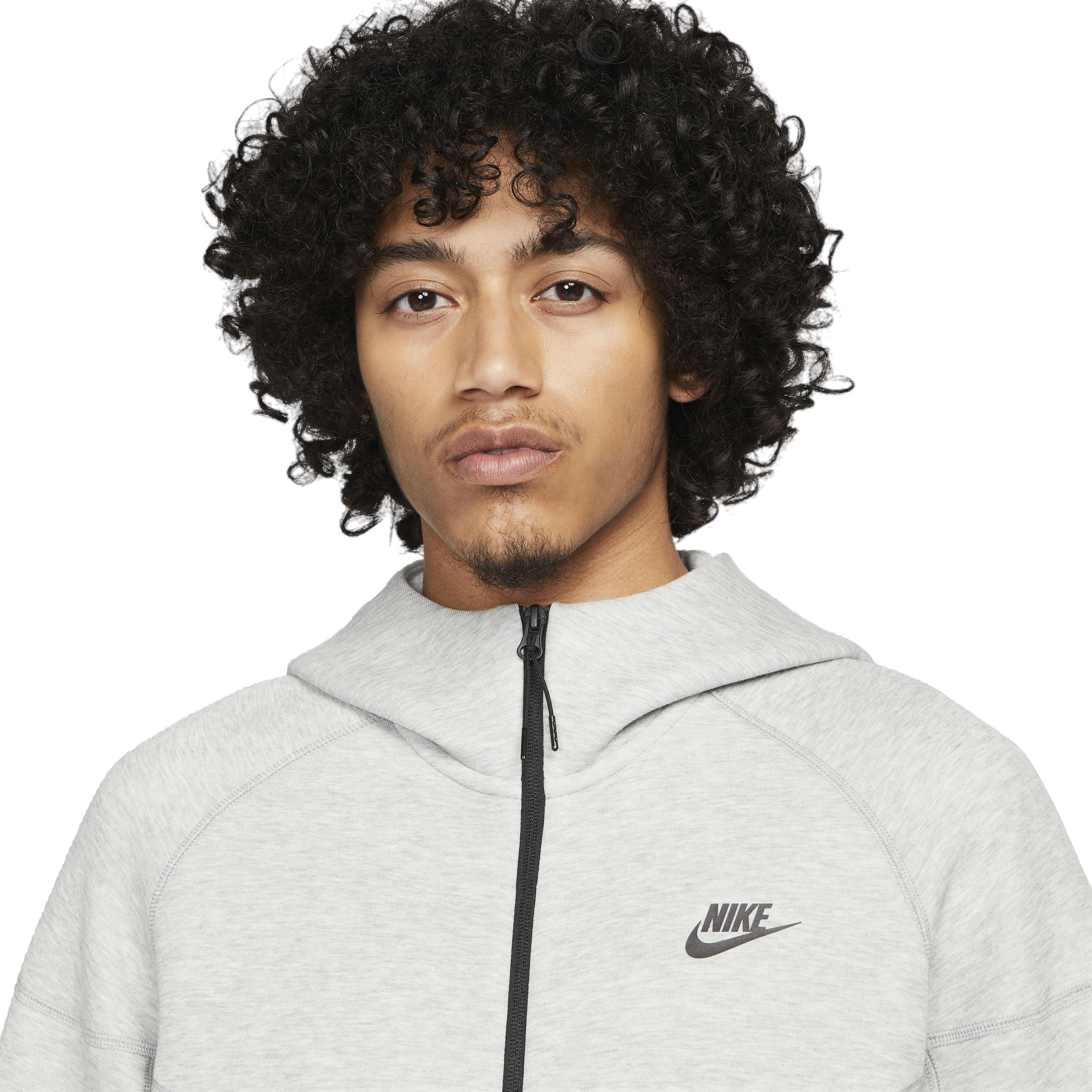 Nike Men's Tech Fleece Full-Zip Windrunner Jacket - GREY Thumbnail View 3