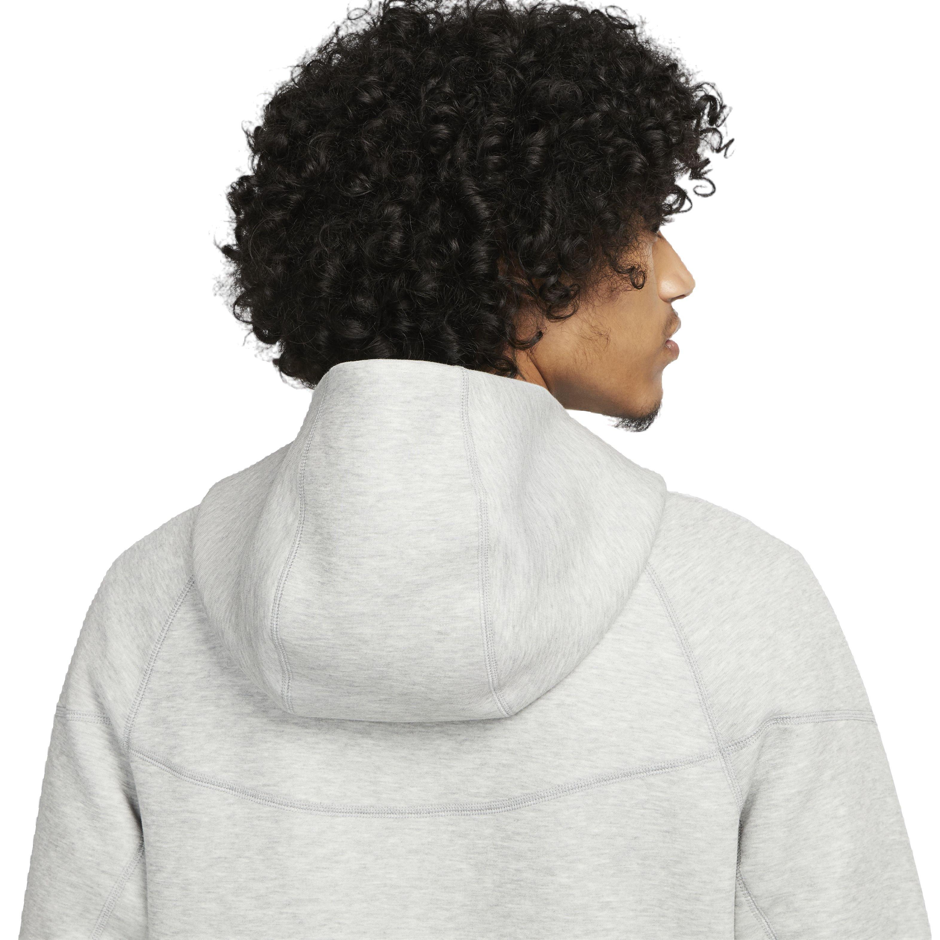 Nike Men's Tech Fleece Full-Zip Windrunner Jacket - GREY Thumbnail View 6