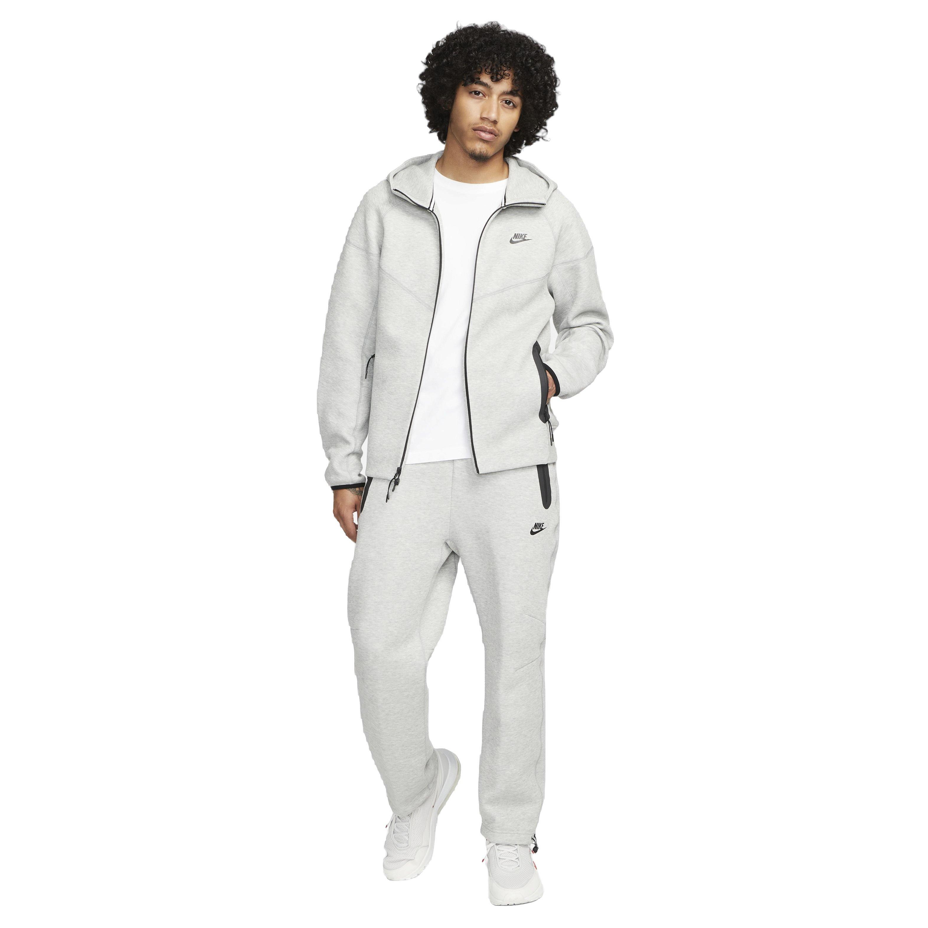 Nike Men's Tech Fleece Full-Zip Windrunner Jacket - GREY Thumbnail View 8