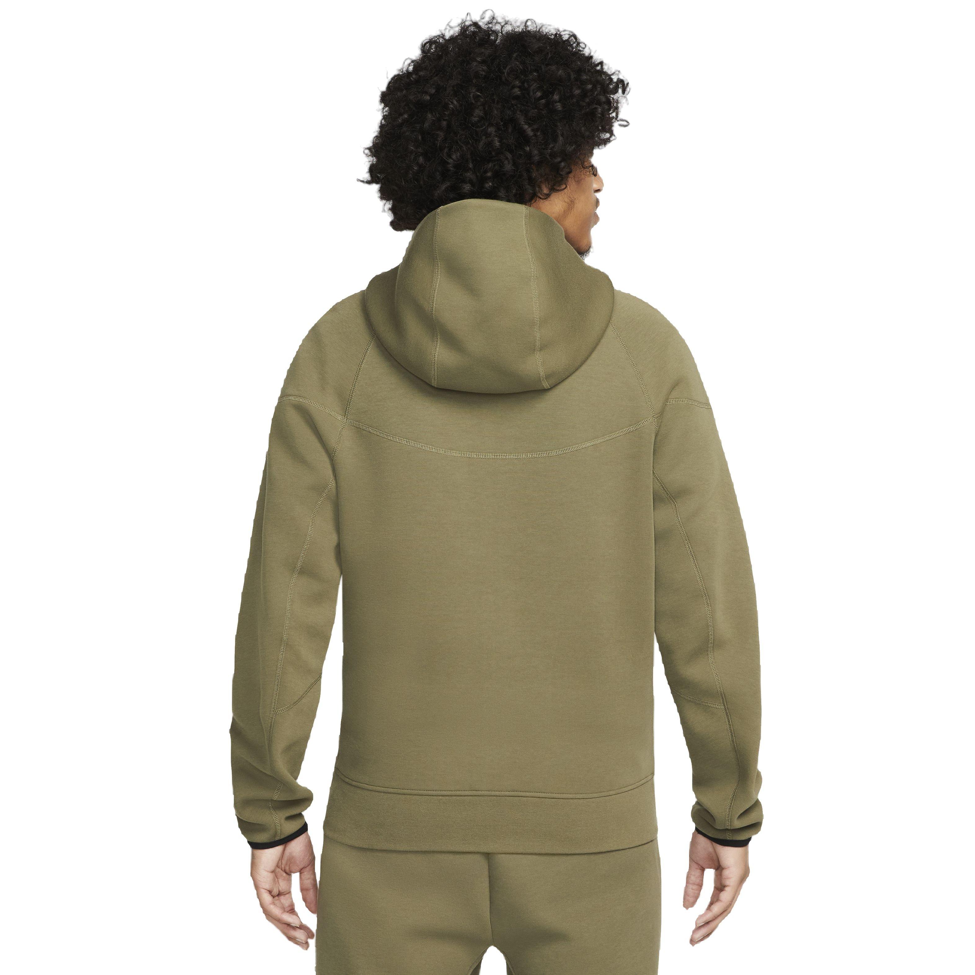 Nike Men's Tech Fleece Full-Zip Windrunner Jacket - OLIVE Thumbnail View 2